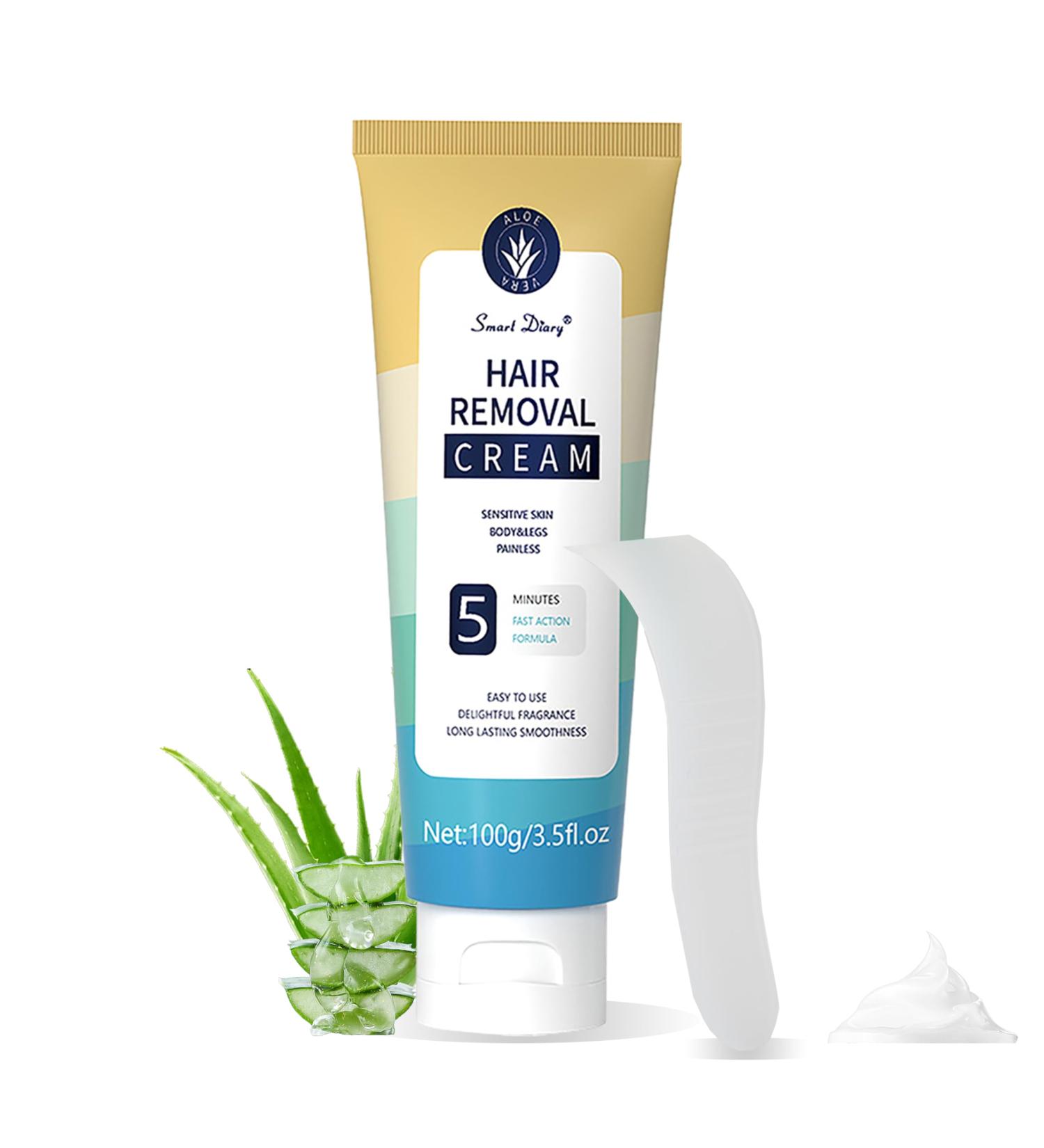 Fast & Painless Hair Removal for Men & Women | Natural Formula for Smooth Skin - Underarm Chest Back Legs - Buy Online on GoSupps.com