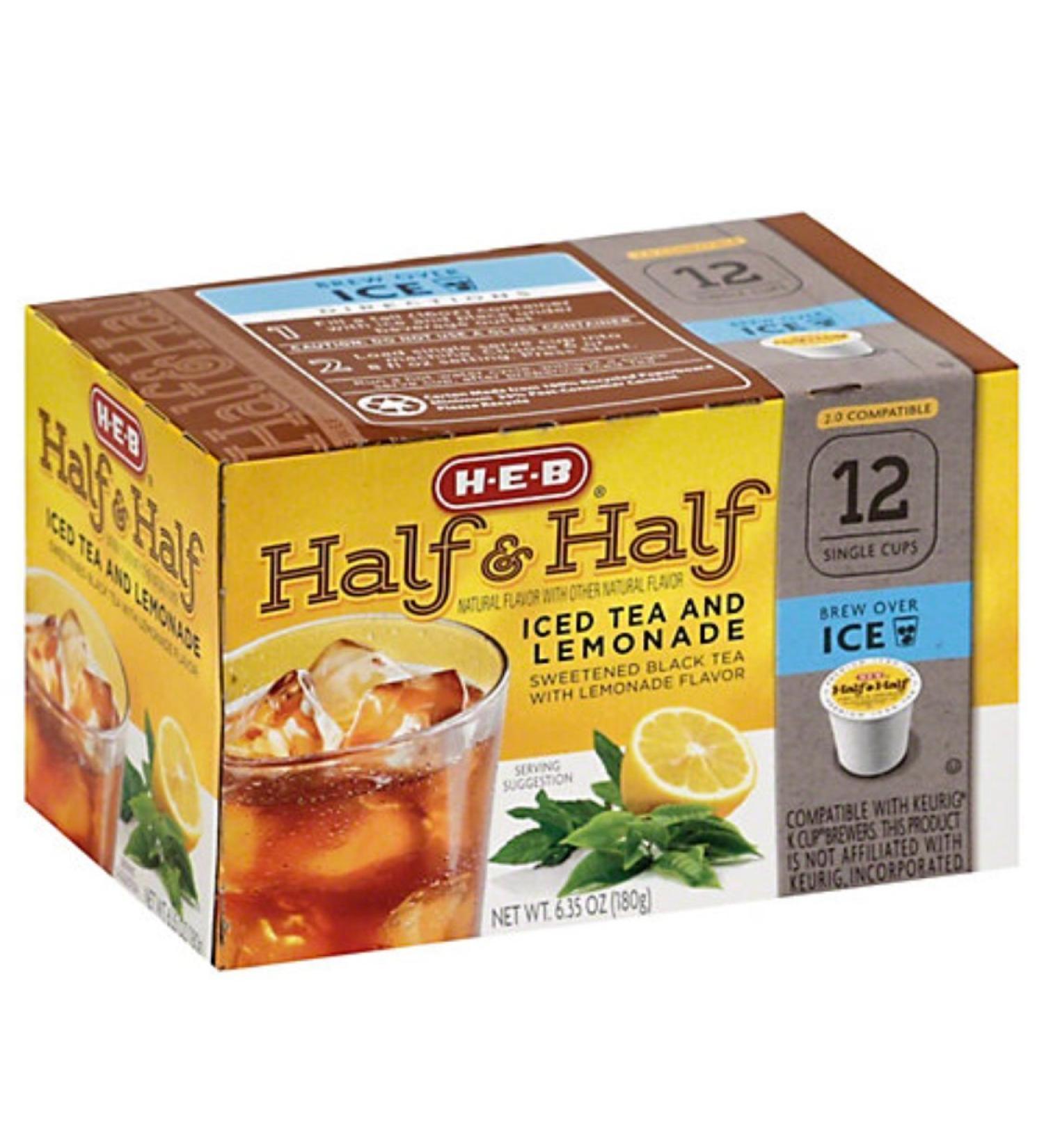 H.E.B. Half & Half Ice Tea and Lemonade single cups
