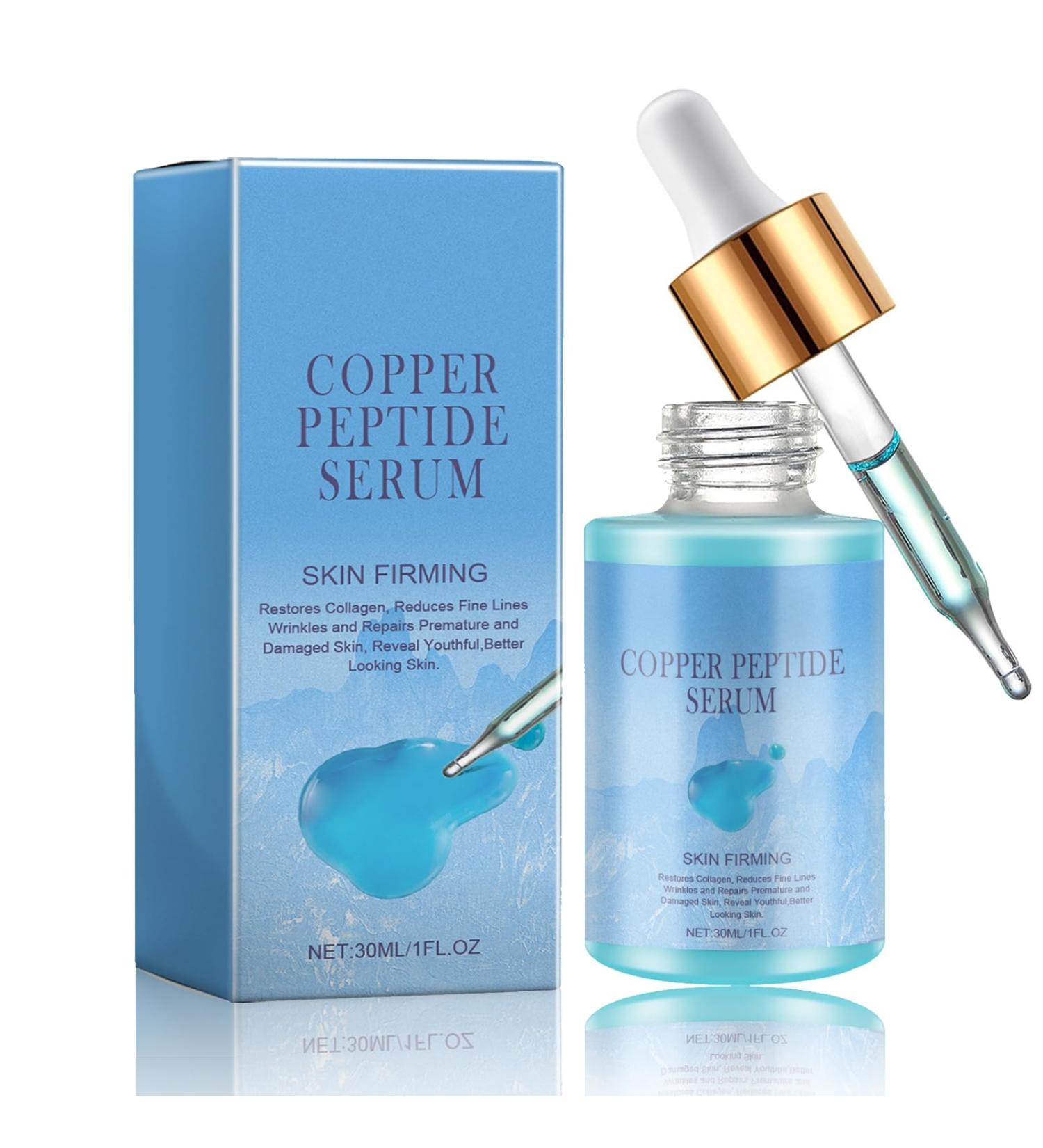 Face Serum for Women - Face Serum - Face Care for Women - Copper Peptides Dark Spot Correcting Glow Serum - Hyaluronic Acid Serum Skincare - Hydrating Improving Damaged Skin & Making Skin Radiant - Buy Online on GoSupps.com