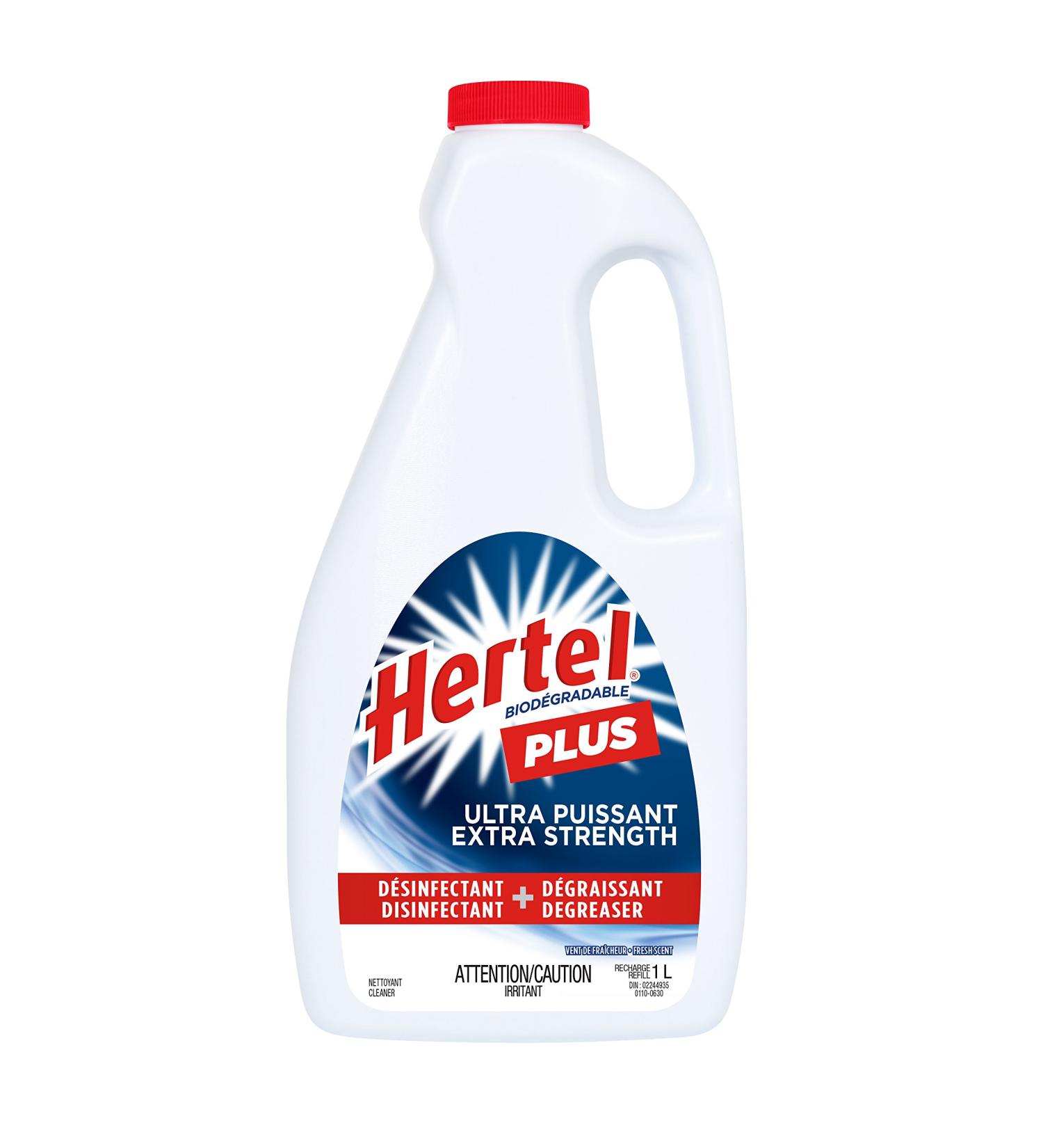 Hertel plus fresh scent dilutable cleaner 1L 1.012 kg