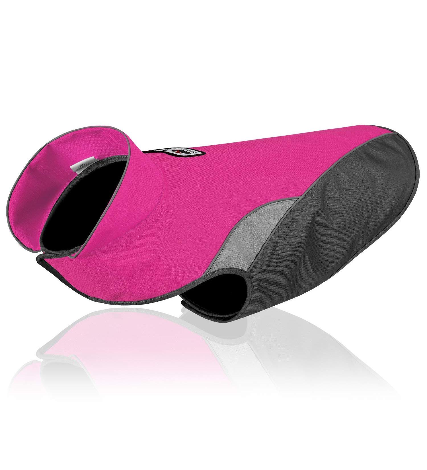 RC Gearpro Waterproof Fleece Cold Weather Pet Vest - Reflective Winter Coat for Small/Medium Dogs (XL Rose) - Buy Online on GoSupps.com