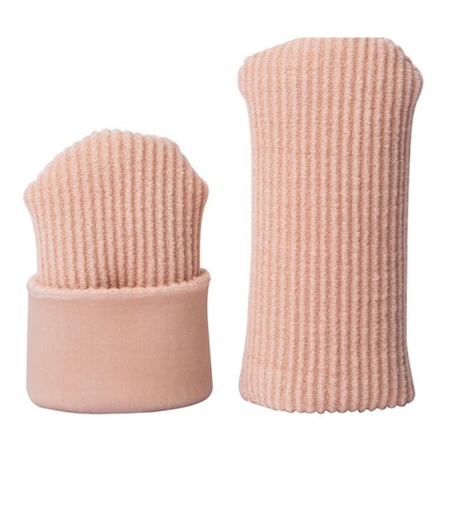 Fabric Toe Straightener Ribbed Knit Gel Silicone Bunion Corrector Protector | Toe Cap Cover Sleeve for Relief - Talla Unica - Buy Online on GoSupps.com