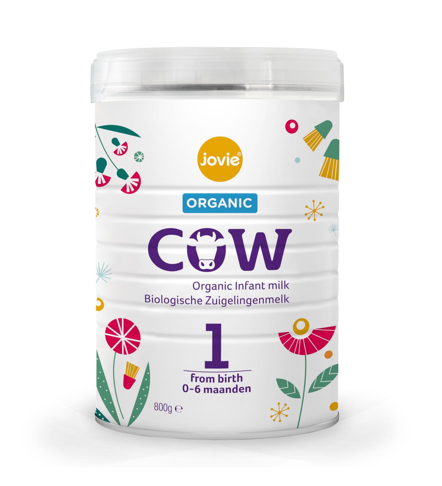 Unica Global BV Jovie Cow Organic Infant Milk 1 from 0 months 800gr Bottle feeding - Buy Online on GoSupps.com