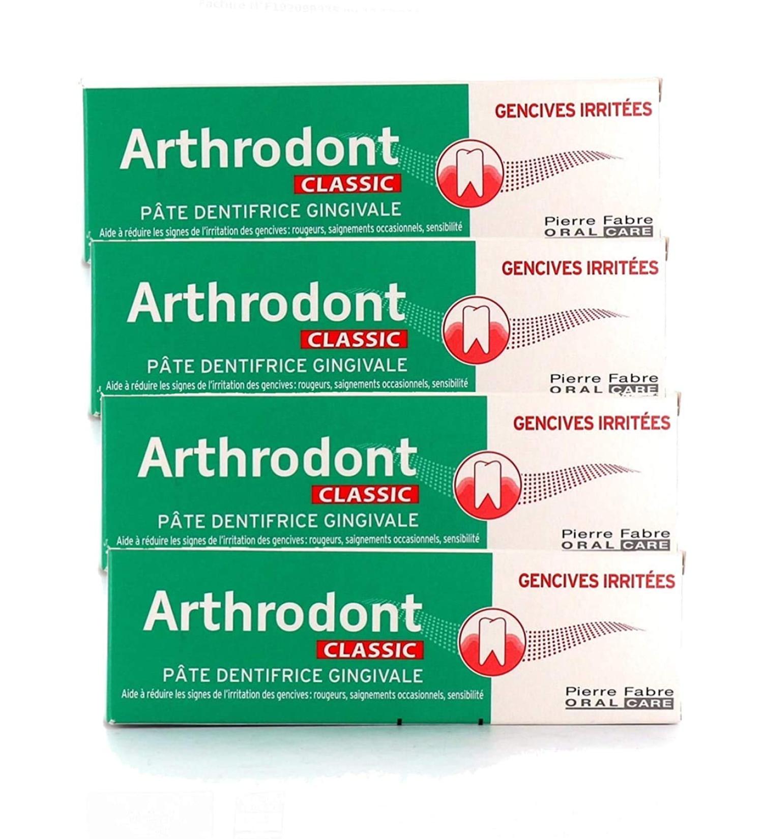 Arthrodont Classic for Irritated Gums - 4 x 75 ml | Fast International Shipping - Buy Online on GoSupps.com