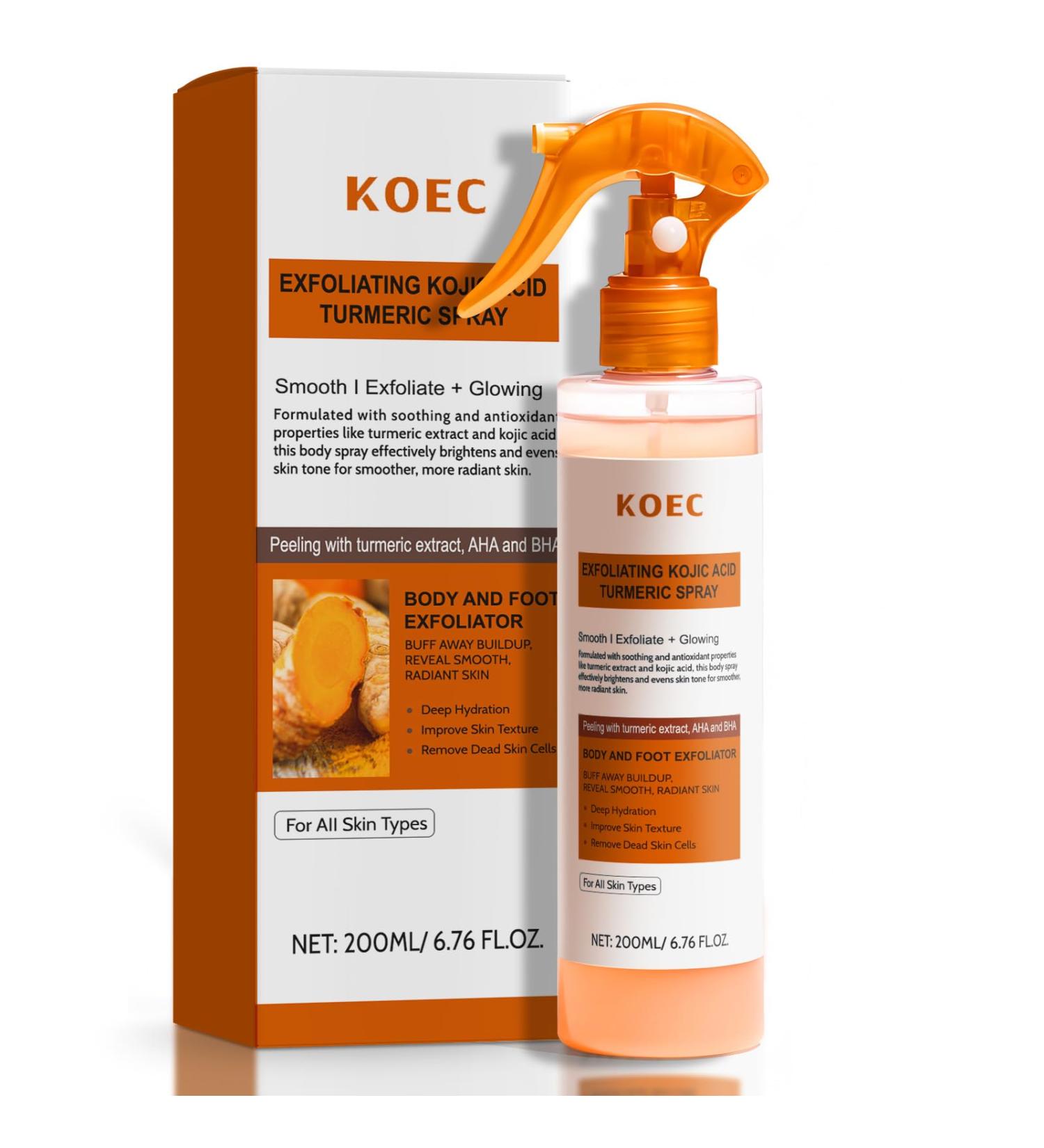 Peel Shot Keratin Care Spray with Kojic Acid - Exfoliating Treatment for Face & Body - 200ml / 6.76 Fl Oz 6.76 Fl Oz (Pack of 1) - Buy Online on GoSupps.com