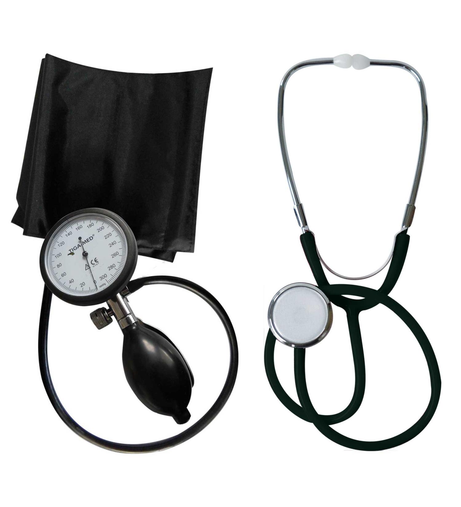 Buy Tiga Pro 1 Blood Pressure Monitor with Stethoscope - Professional Upper Arm Monitor - Tiga-Med - Buy Online on GoSupps.com