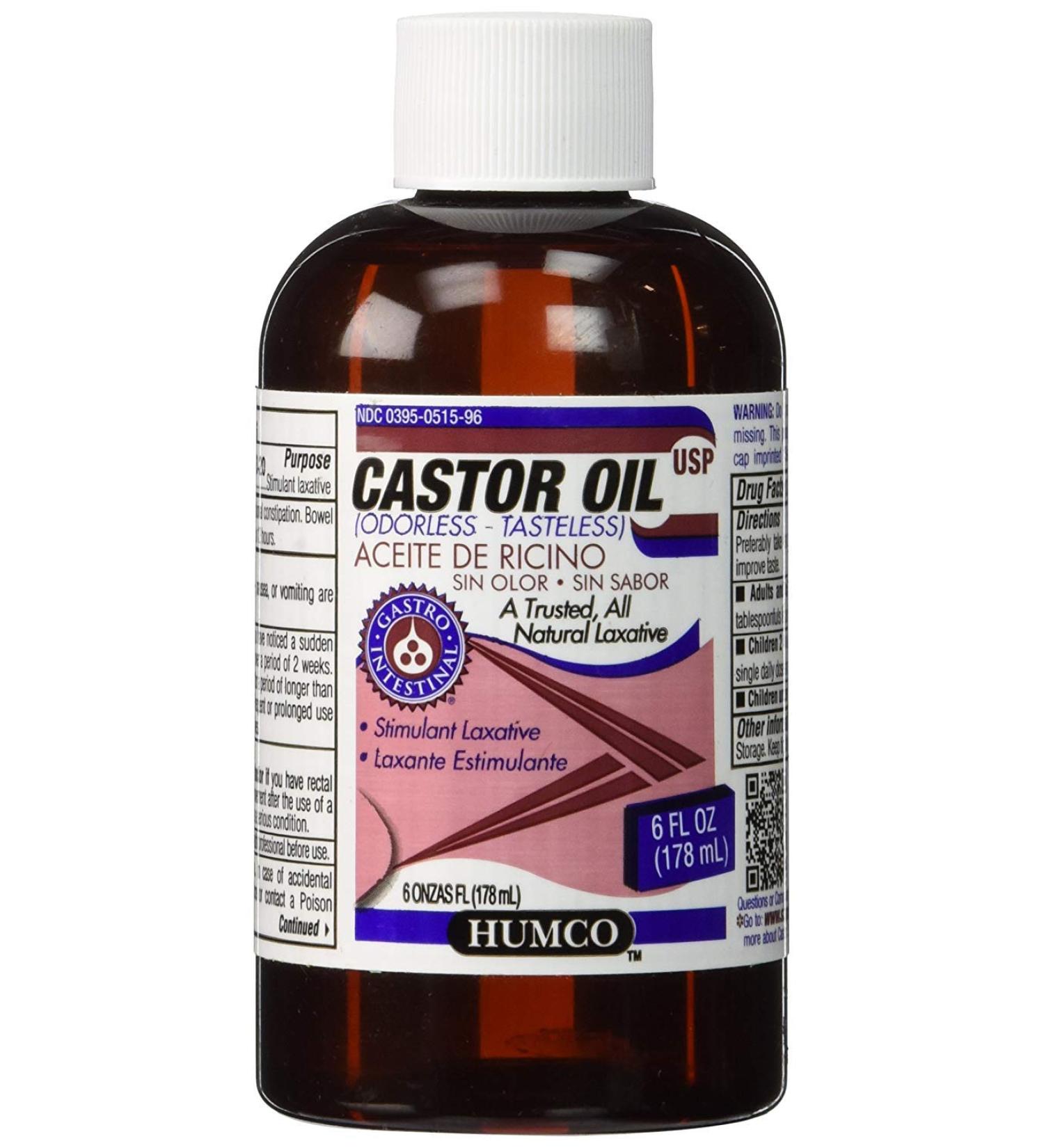 Special Pack of 5 HUMCO HOLDING GROUP INC. CASTOR OIL HUMCO 6 oz