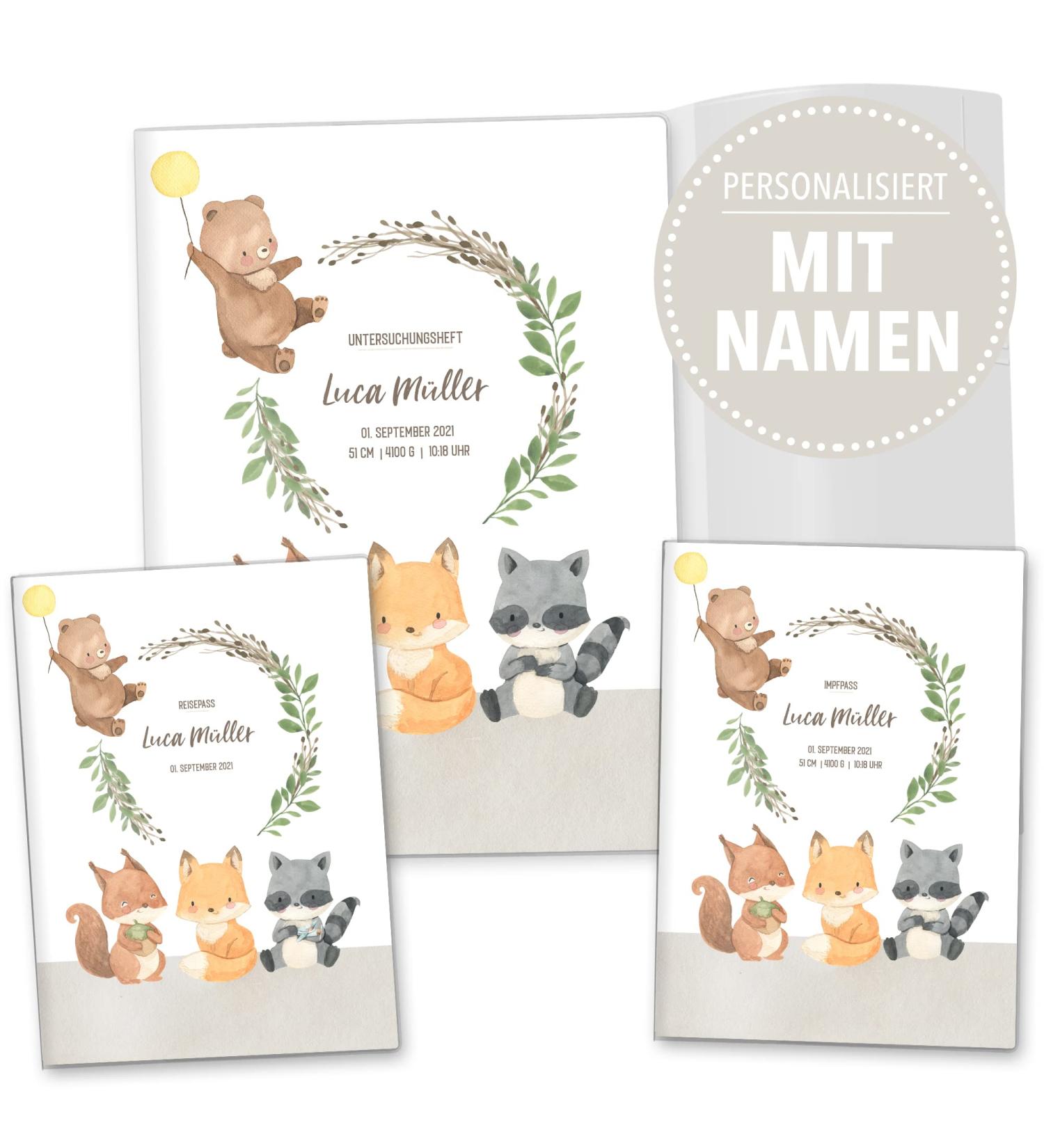 OLG's U-lout 3-Part Passpass Cover & Envelope Set | Personalized Organizer for Baby & Child Documents | Ideal for Exam Books & Vaccination Pass - Buy Online on GoSupps.com