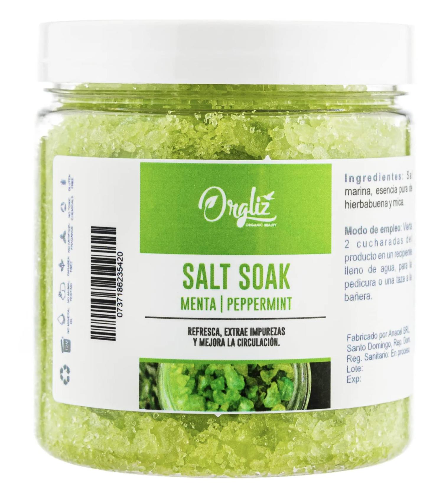 Salt Soak Peppermint/Menta