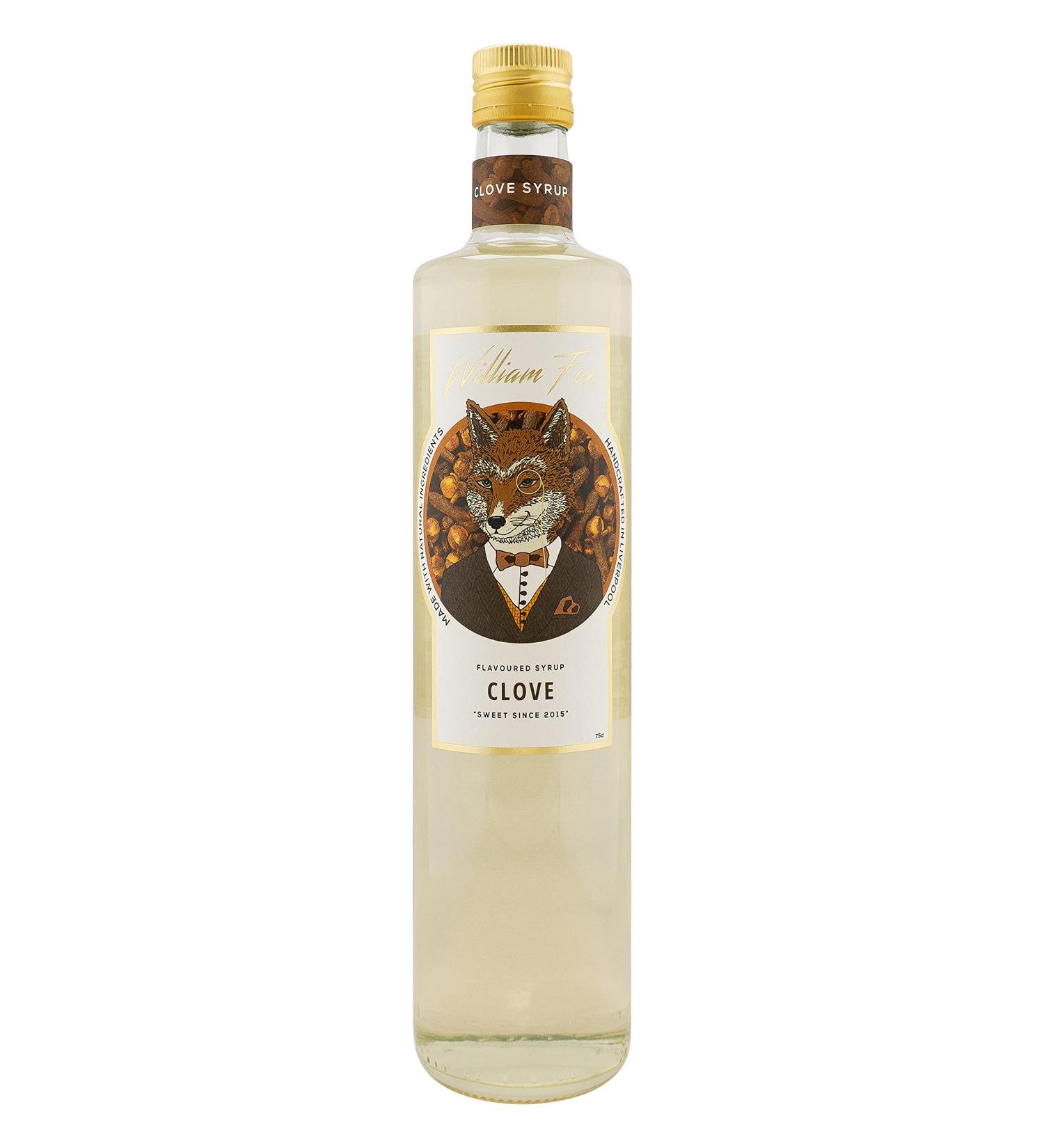 William Fox Sirop de clou de girofle de qualit sup rieure 75 cl
