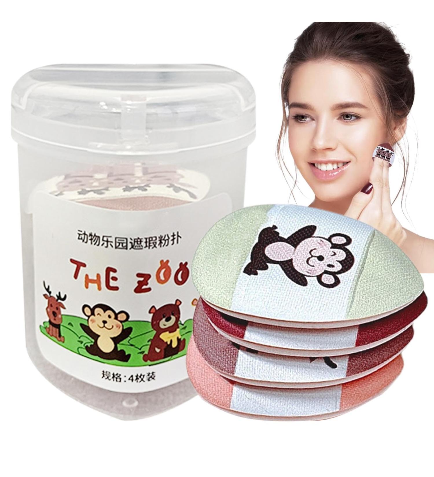 Geteawily Face Powder Puff | Cosmetic Loose Powder Sponge Tiny Cosmetic Sponge Small Cosmetic Puff for Contouring Highlighter Or CC Cream - Buy Online on GoSupps.com
