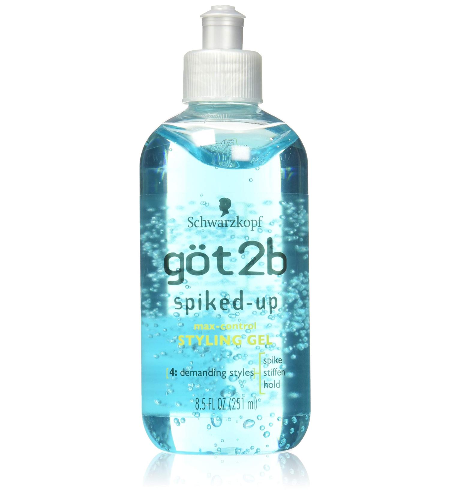 got2b Spiked-Up Max Control Styling Gel 8.5 oz (Pack of 4) - Ultimate Hold and Styling Power - Buy Online on GoSupps.com