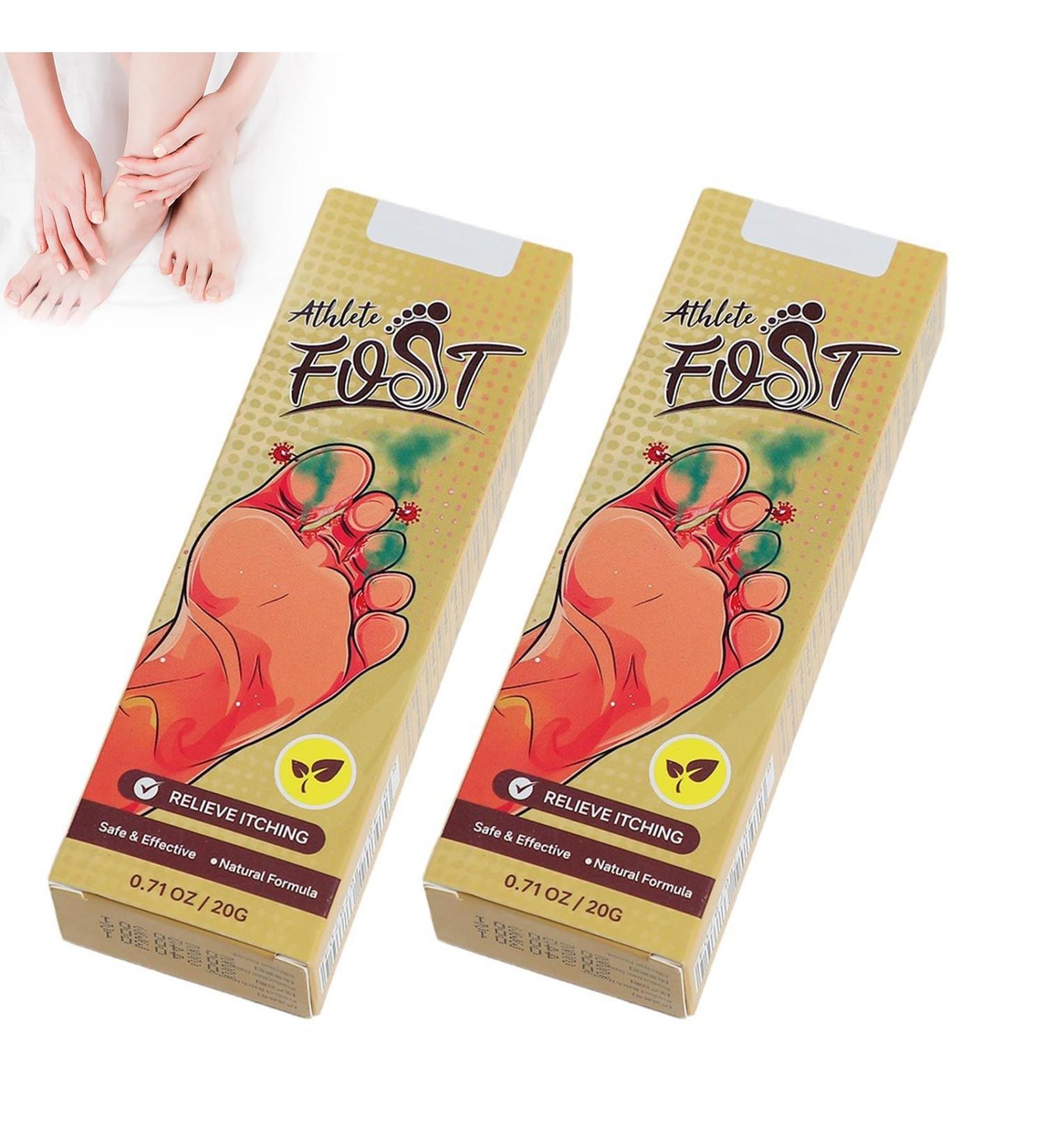2PC Nutrition Foot Cream Foot Deodorant Cream for Odour Skin Therapy Cream Itching Sweating Scaling and Blisters Refreshing Soothing and Calming Convient Aussi Bien aux Hommes Qu'aux Femmes - Buy Online on GoSupps.com