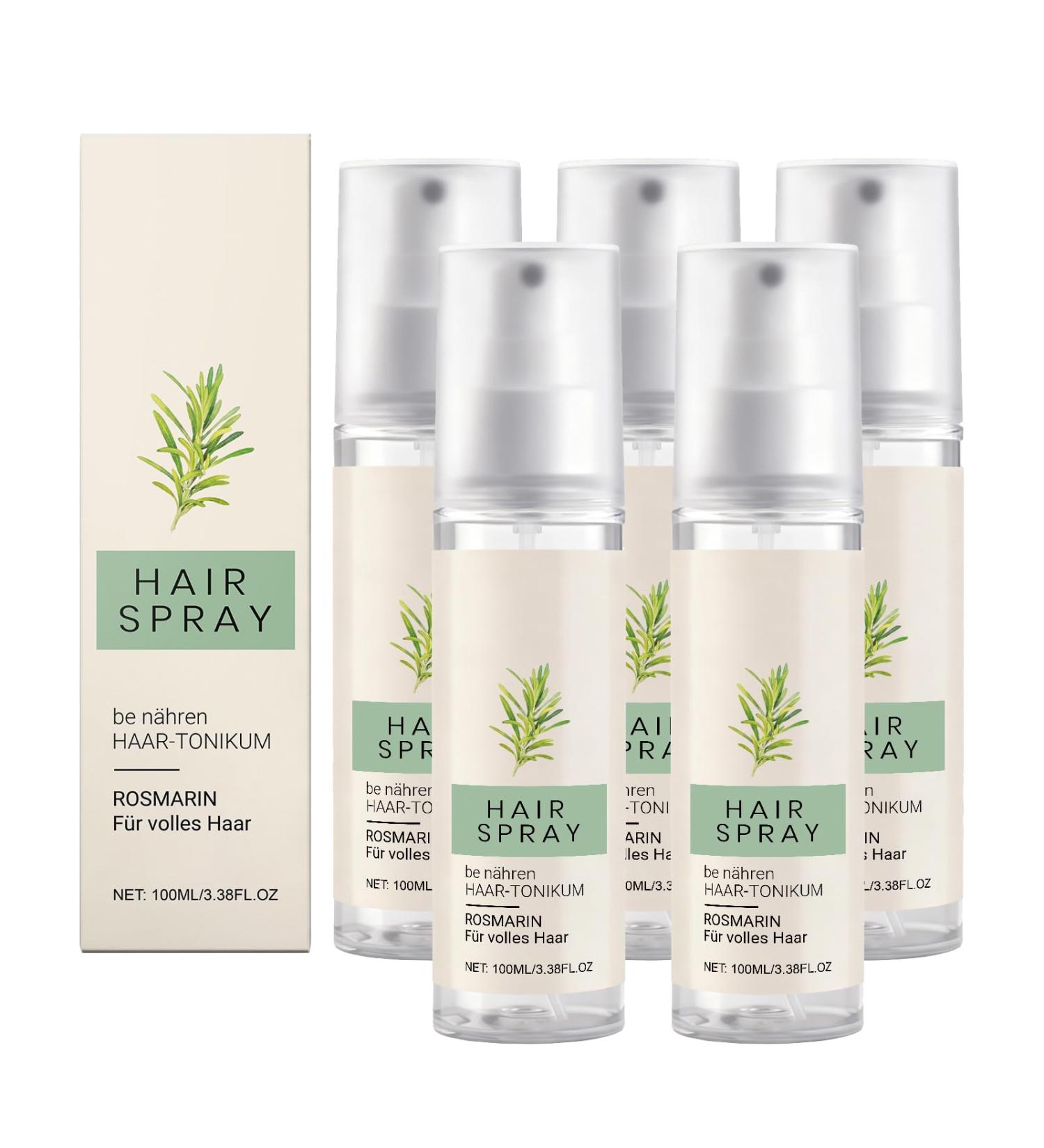 Spray capillaire au romarin QPJUVC - Huile de biotine bio et eau de romarin pour cheveux clairsem s s rum volumisant non gras pour femmes et hommes soin des cheveux secs et ab m s (5) - Buy Online on GoSupps.com