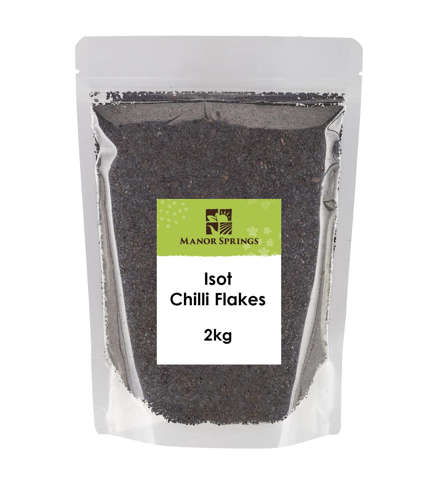 Isot Chilli Flakes (Urfa Biber) 2kg - Authentic Turkish Biber by Manor Springs - Buy Online on GoSupps.com