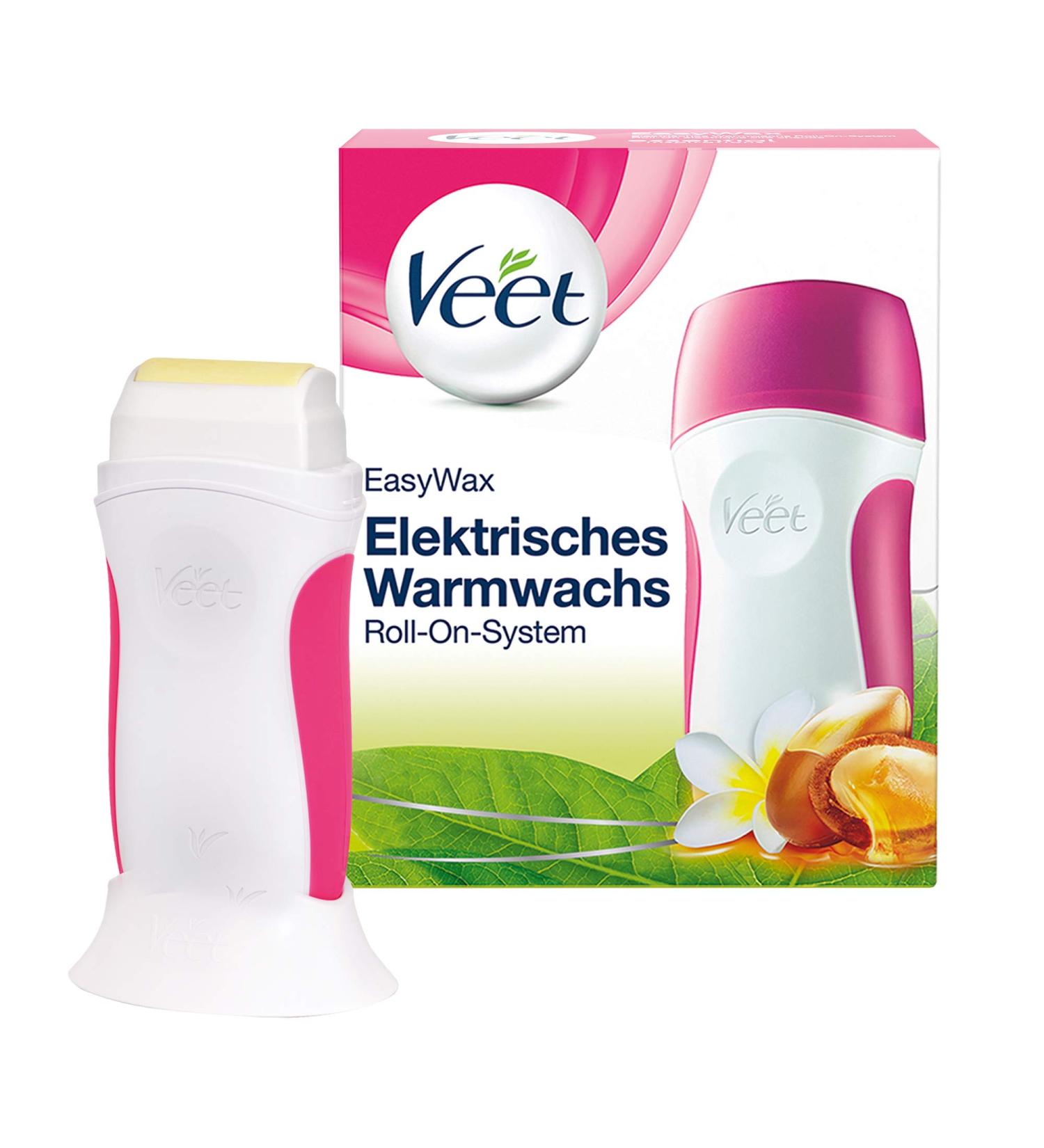 Veet EasyWax Electric Warm Wax Device - Convenient Roll-On Wax Warmer for Smooth Skin (1 Pack) | Shop Internationally - Buy Online on GoSupps.com