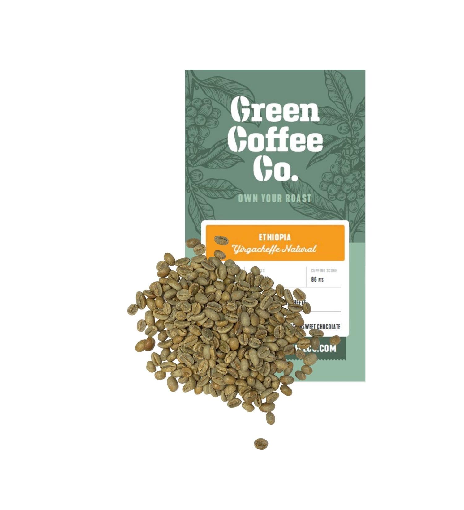 Ethiopia Yirgacheffe Natural - Organic (10 LBS) Specialty Grade Unroasted Green Coffee Beans 4.54 kg (Pack of 1) - Buy Online on GoSupps.com
