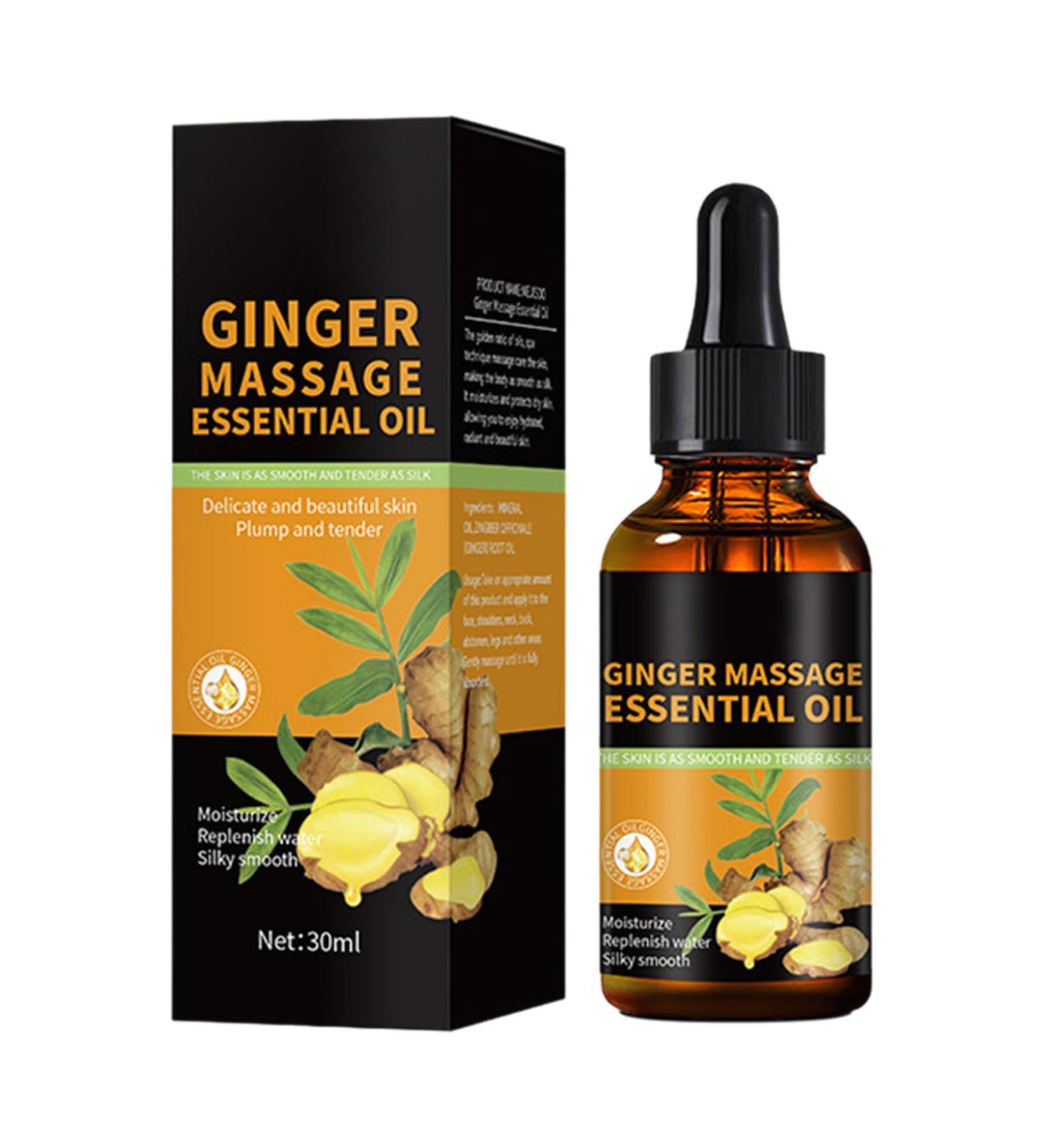 Pure Botanical Essential Oils - 30ml Lavender Rose Ginger for Aromatherapy & Skin Ginger One Size One Size Ginger