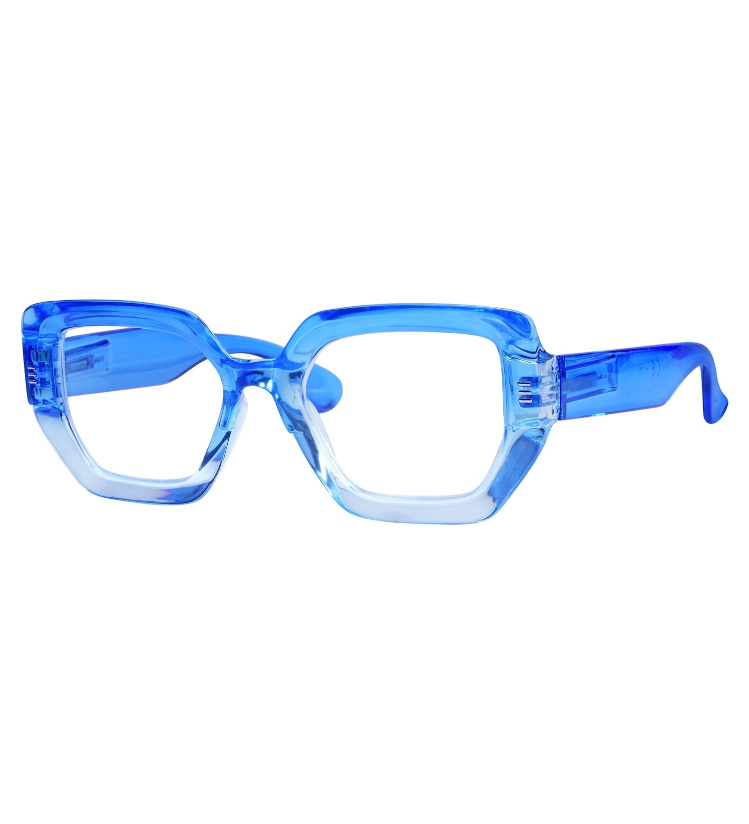 Eyekepper Large Frame Reading Glasses for Women - Stylish +2.50 Diopters | Fashionable Blue Readers - Shop Internationally - Buy Online on GoSupps.com