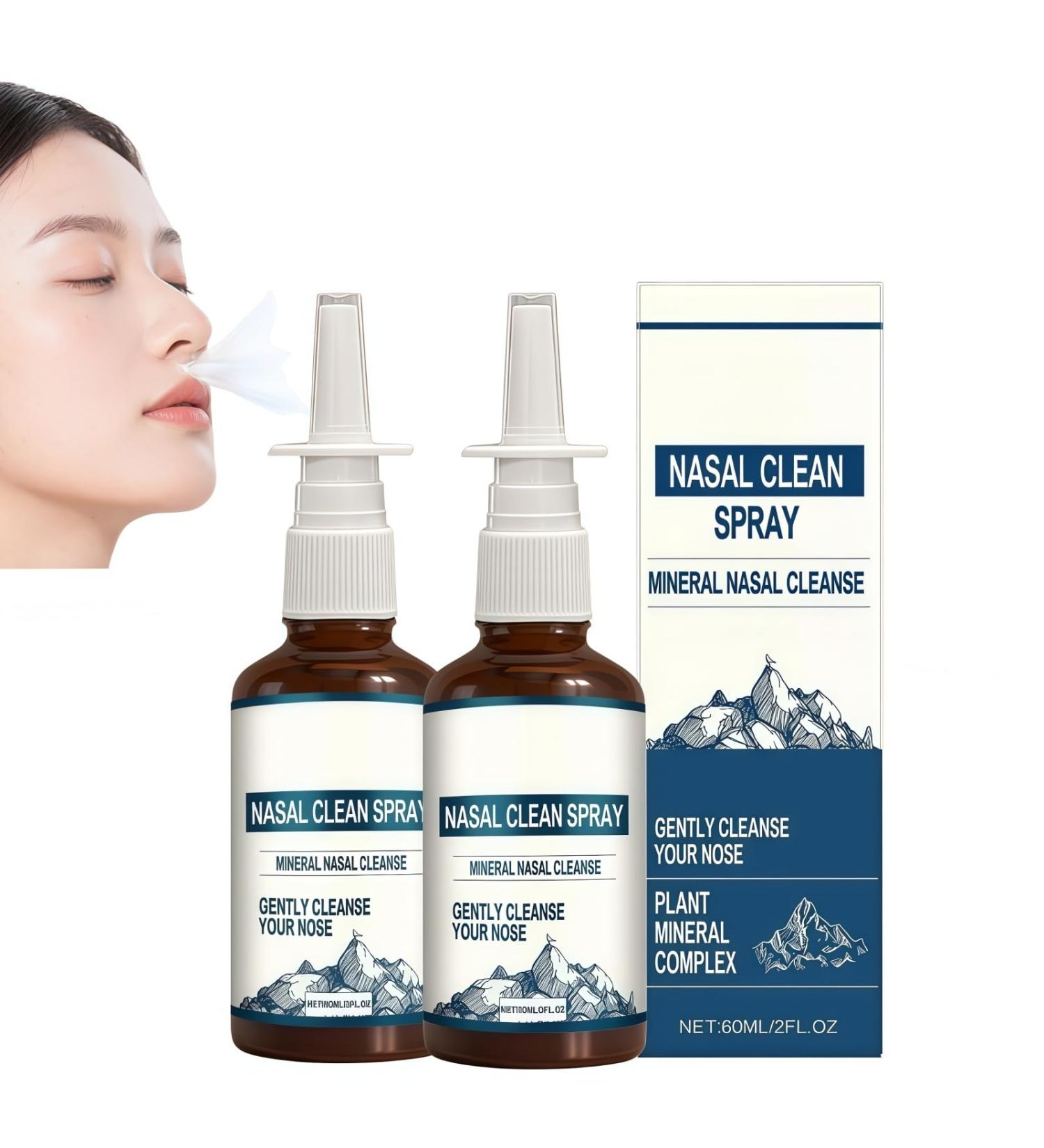 Kadohyrt Nasal Spray for Daily Nasal Hygiene Fine Mist Nasal Cleanse for Dry Air Travel & Everyday Comfort Suitable for Those Suffering from Nasal Dryness. (2) - Buy Online on GoSupps.com