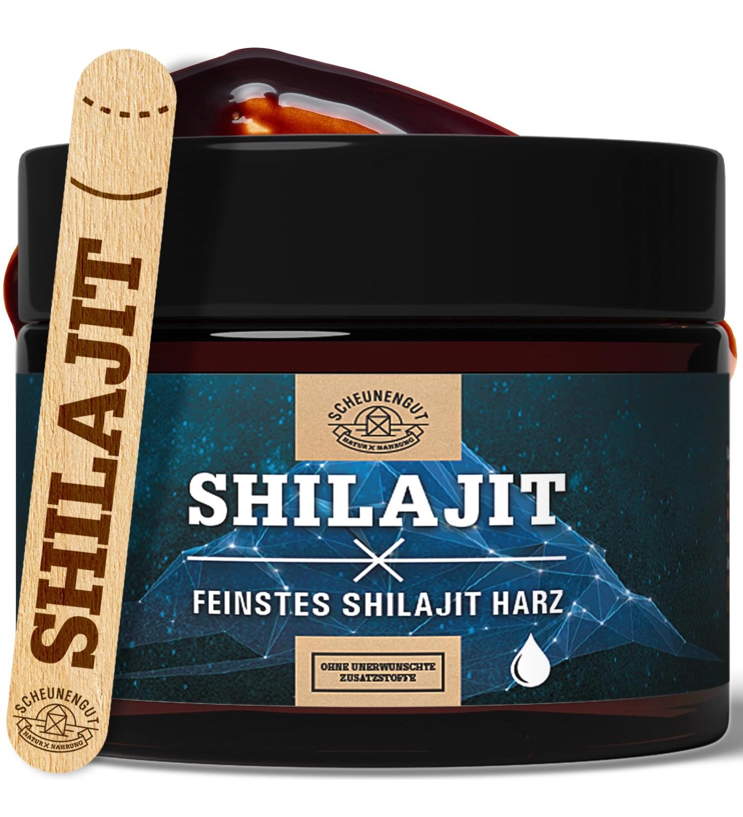 Barn Estate Shilajit Original Resin Important certified Shilajit resin pure 50 g origin 100 Himalaya + measuring spoon I hand harvest + filling laboratory tested in Germany SCHEUNENGUT - Buy Online on GoSupps.com