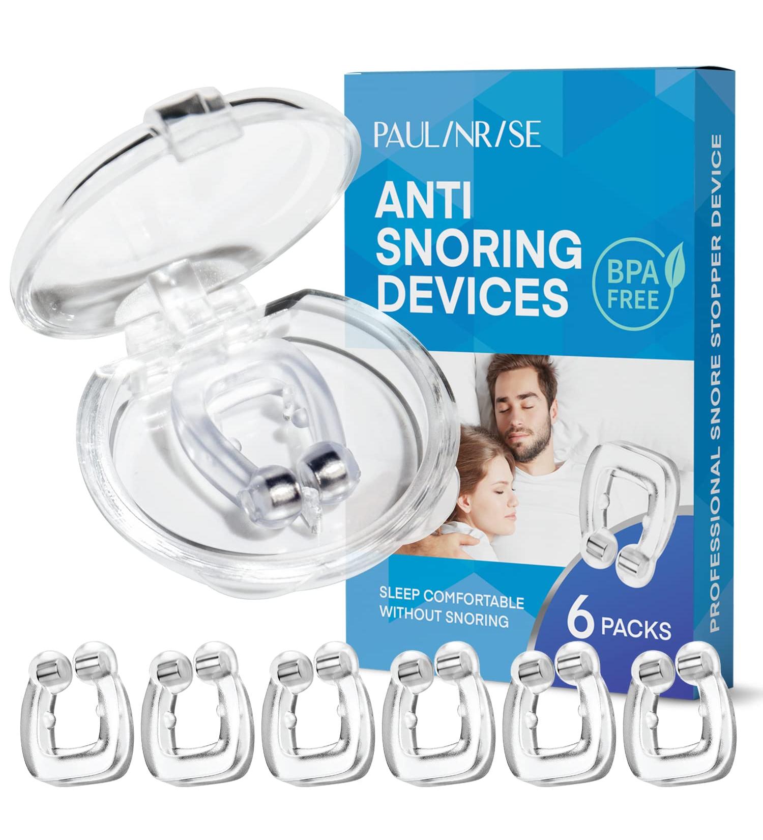 Snore Stopper Nose Clips - Effective Anti-Snoring Solution (6 Pack) - Buy Online on GoSupps.com