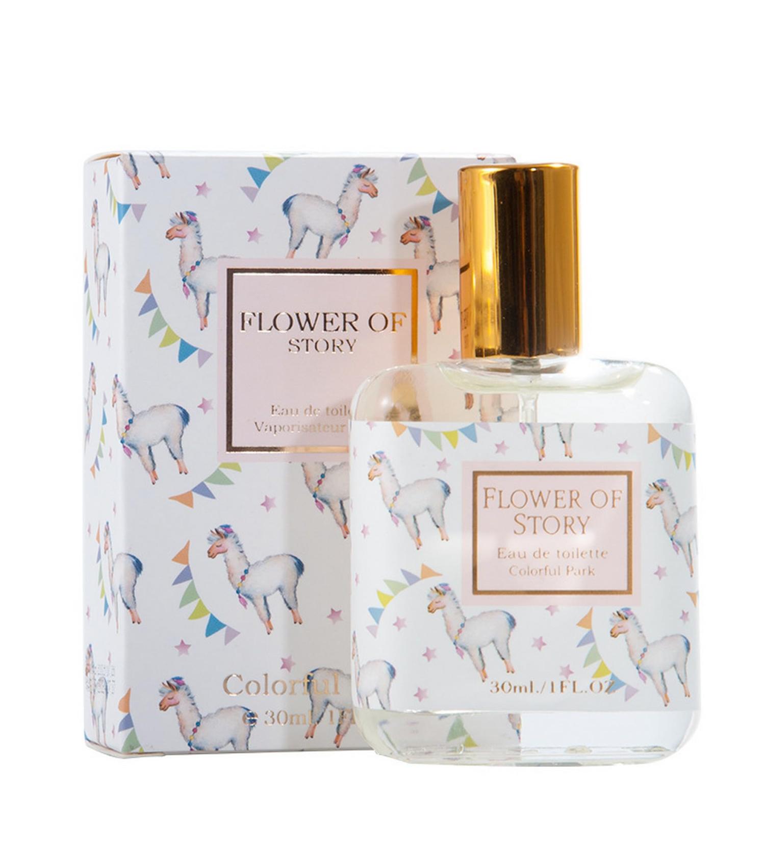 Flower Story Girl Student Perfume Fruit Fragrance Fresh Fragrance Fresh Maiden Natural Lasting Eau de Toilette 1 Fl Oz (30ml Colorful) 1 Ounce (Pack of 1) Colorful