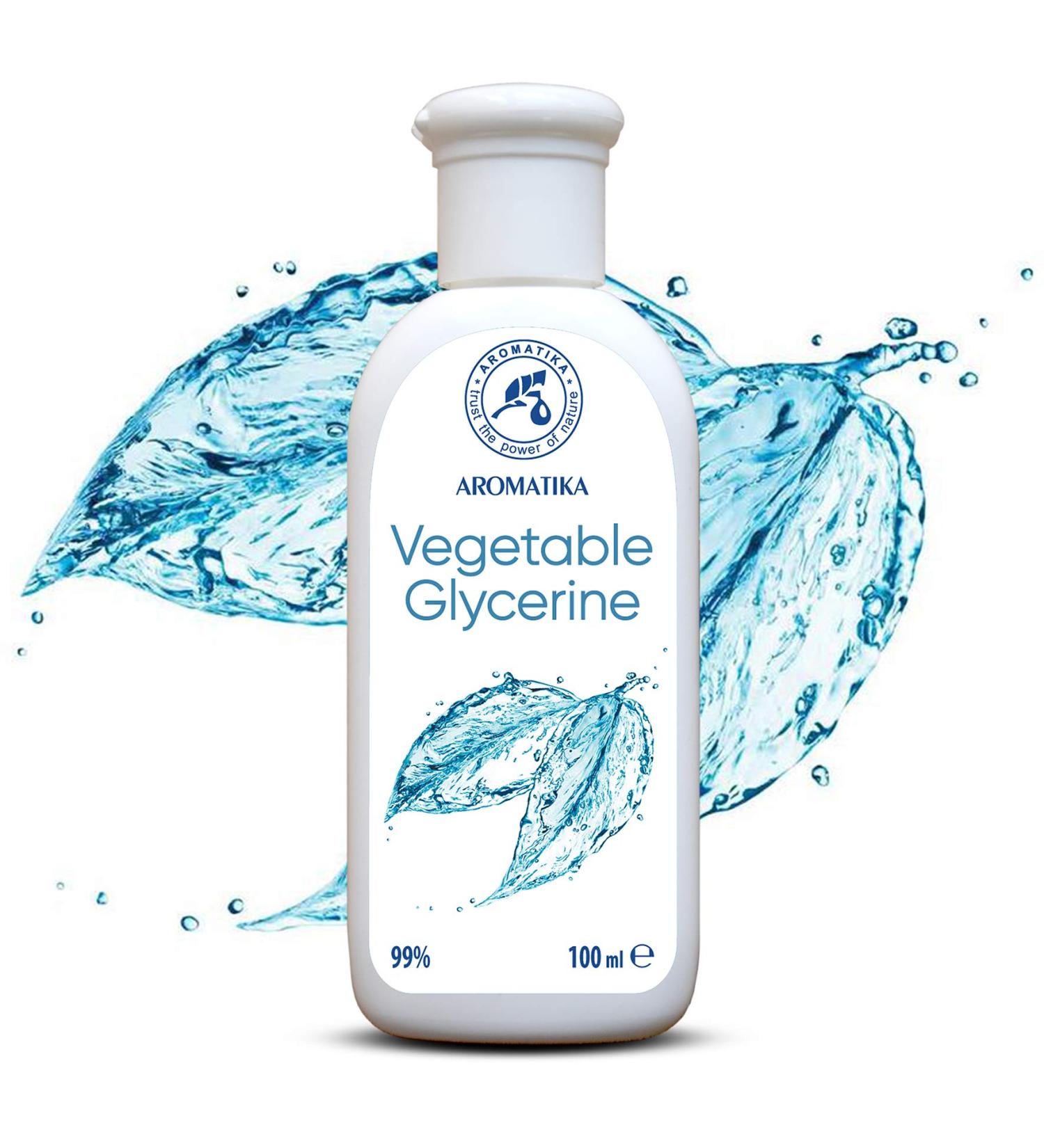 AROMATIKA Vegetable Glycerin 3.4 Fl Oz - 99% Pure Liquid for Face Body & Hair Care | International Shipping - Buy Online on GoSupps.com