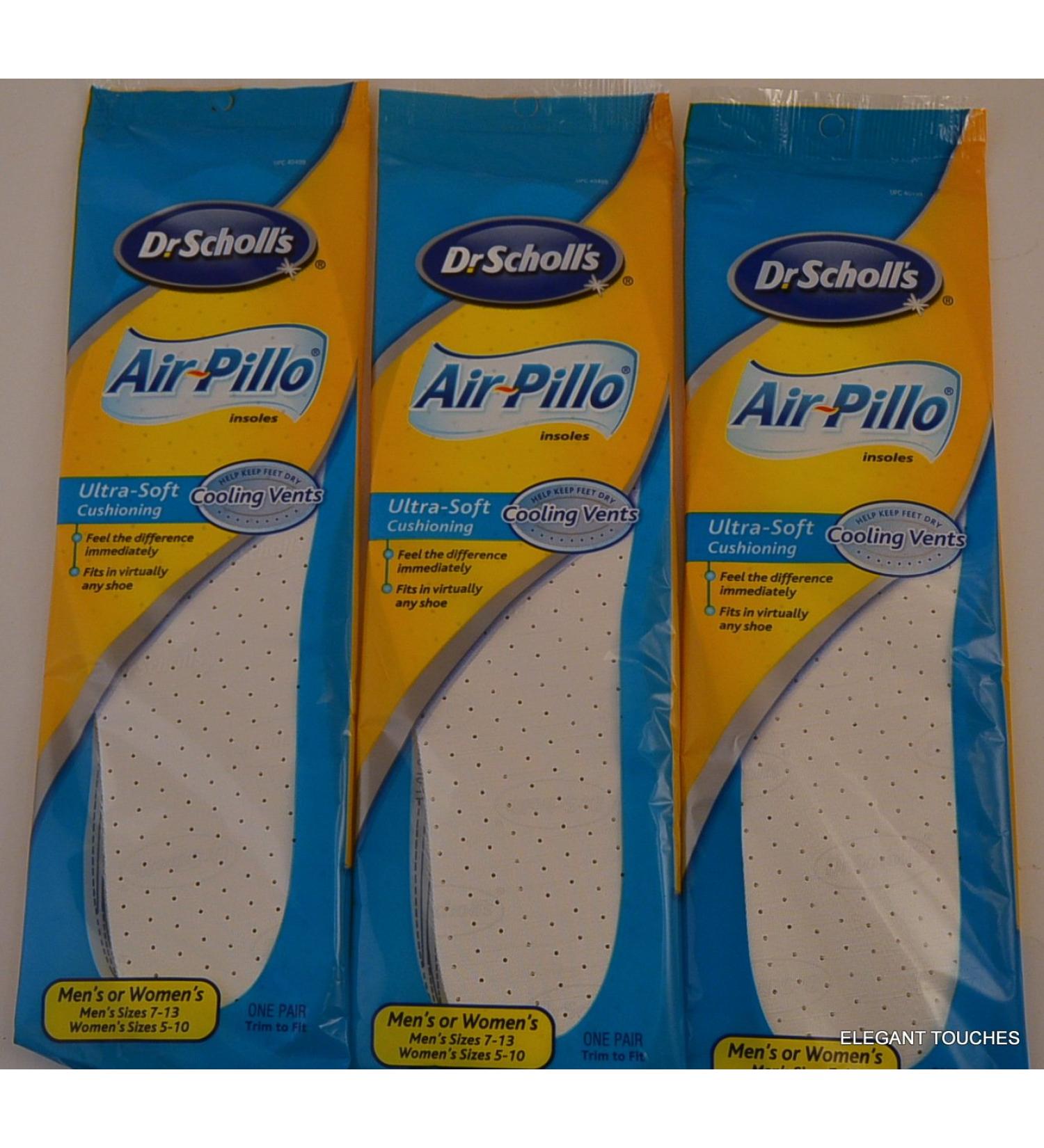 Dr. Scholl's Air Pillow Insole Unisex Shoes - Men (Sizes 7-13) & Women (Sizes 5-10) 1 Pair - Buy Online on GoSupps.com