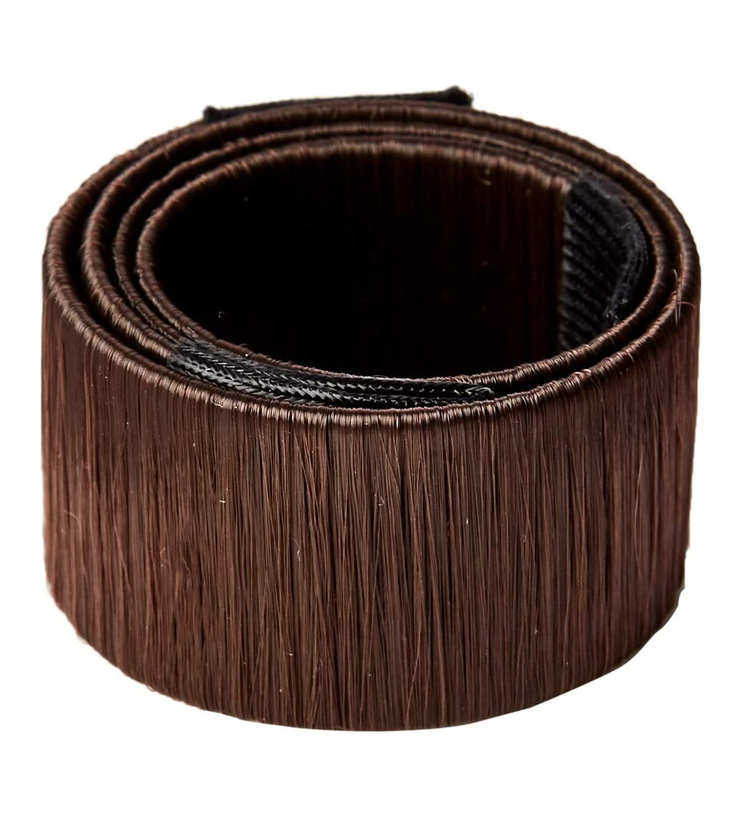 Glamza Women's Magic Hair Bun Snap Styling Donut Former French Twist Band Maker (Dark Brown) - Buy Online on GoSupps.com