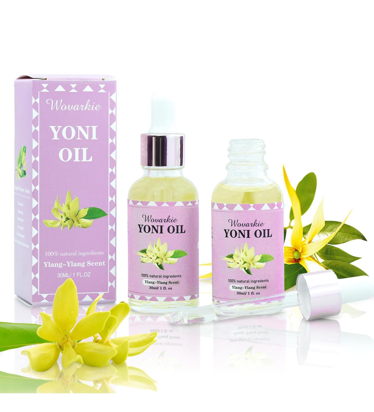 2 Packs Yoni Oil for Women | pH Balance & Natural Feminine Deodorant | Ylang-Ylang Essential Oil | 100% Natural Vaginal Moisturizer (1 fl oz/30 ml - Buy Online on GoSupps.com