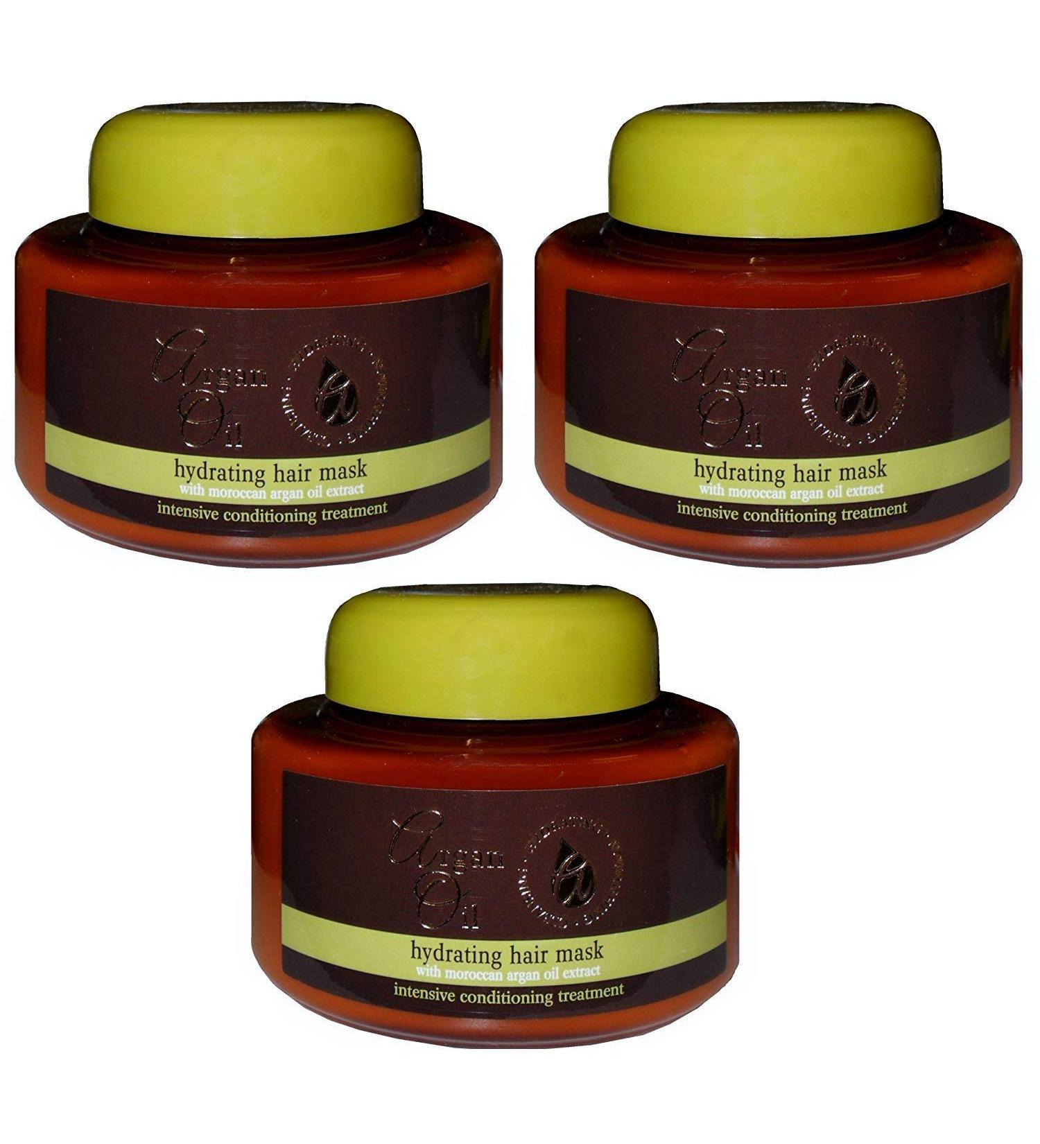 Argan Oil Hydrating Hair Mask 220 millilitres X 3