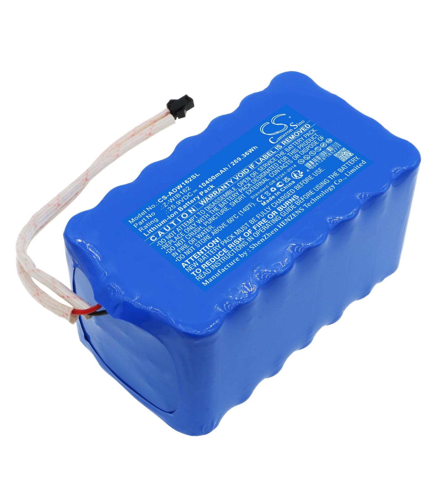 Replacement Battery for American DJ WIFLY EXR HEX PAR Z-WIB162 (10400mAh) Li-ion