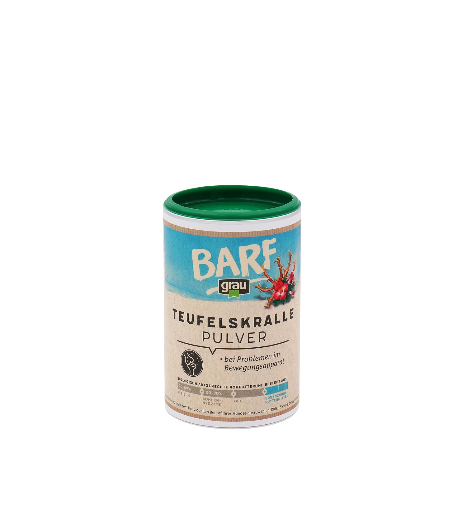 Gray - the original - 100 % pure devil claw powder for tendons and ligaments joint powder to support mobility & joint function1 pack (1 x 150 g) supplementary feed for dogs 150 g (1 Pack)