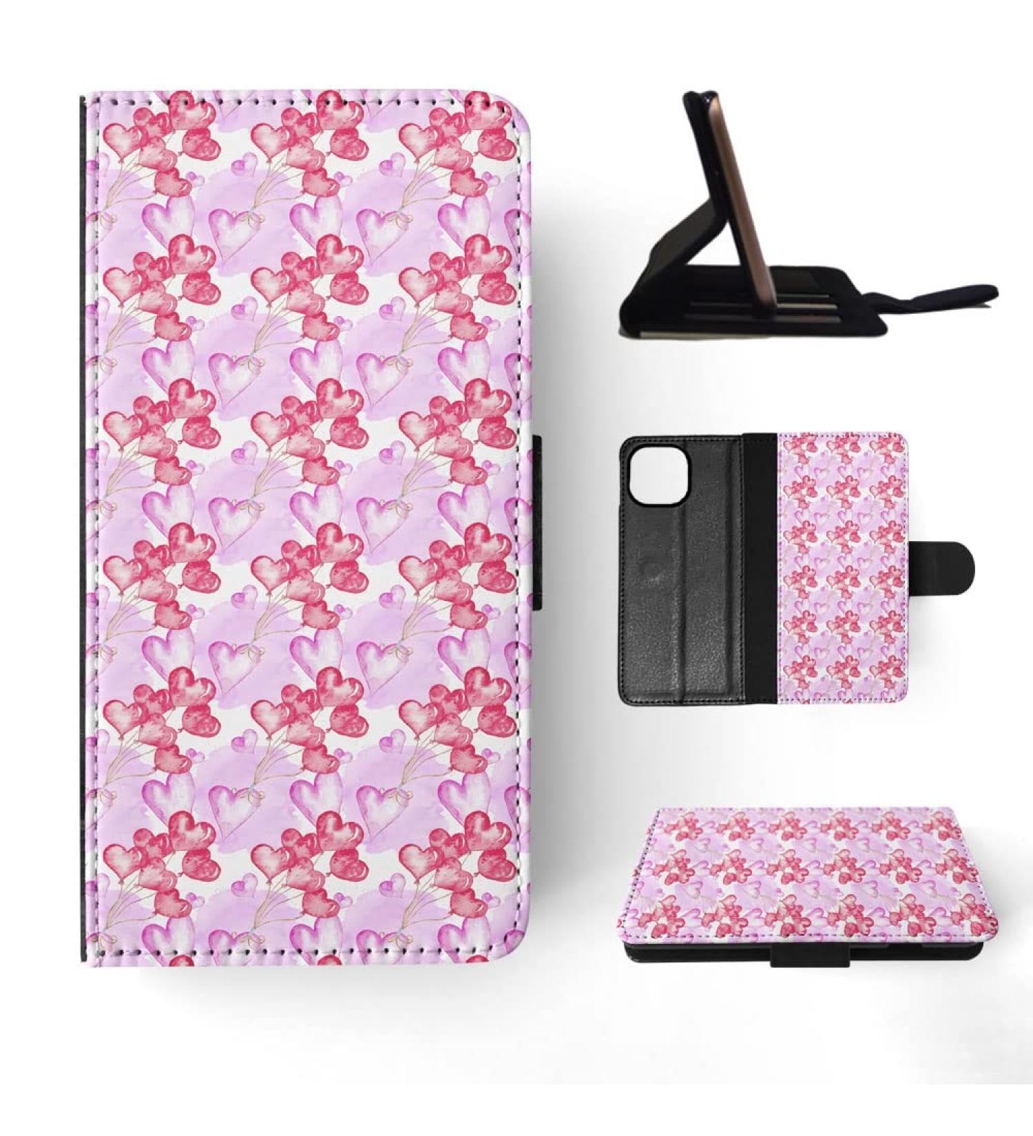 Valentine's Love Heart Flip Case for Apple iPhone 14 - Trendy & Durable | Shop Internationally! - Buy Online on GoSupps.com