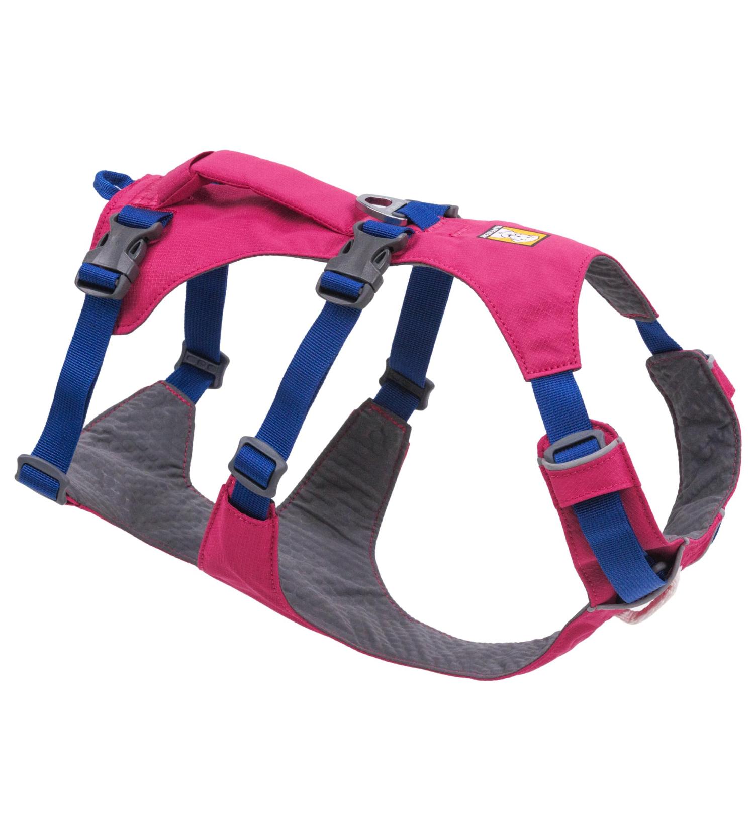 RUFFWEAR Flagline XS Reflective Dog Harness with Handle | Lightweight & Adjustable | Alpenglow Pink - Buy Online on GoSupps.com