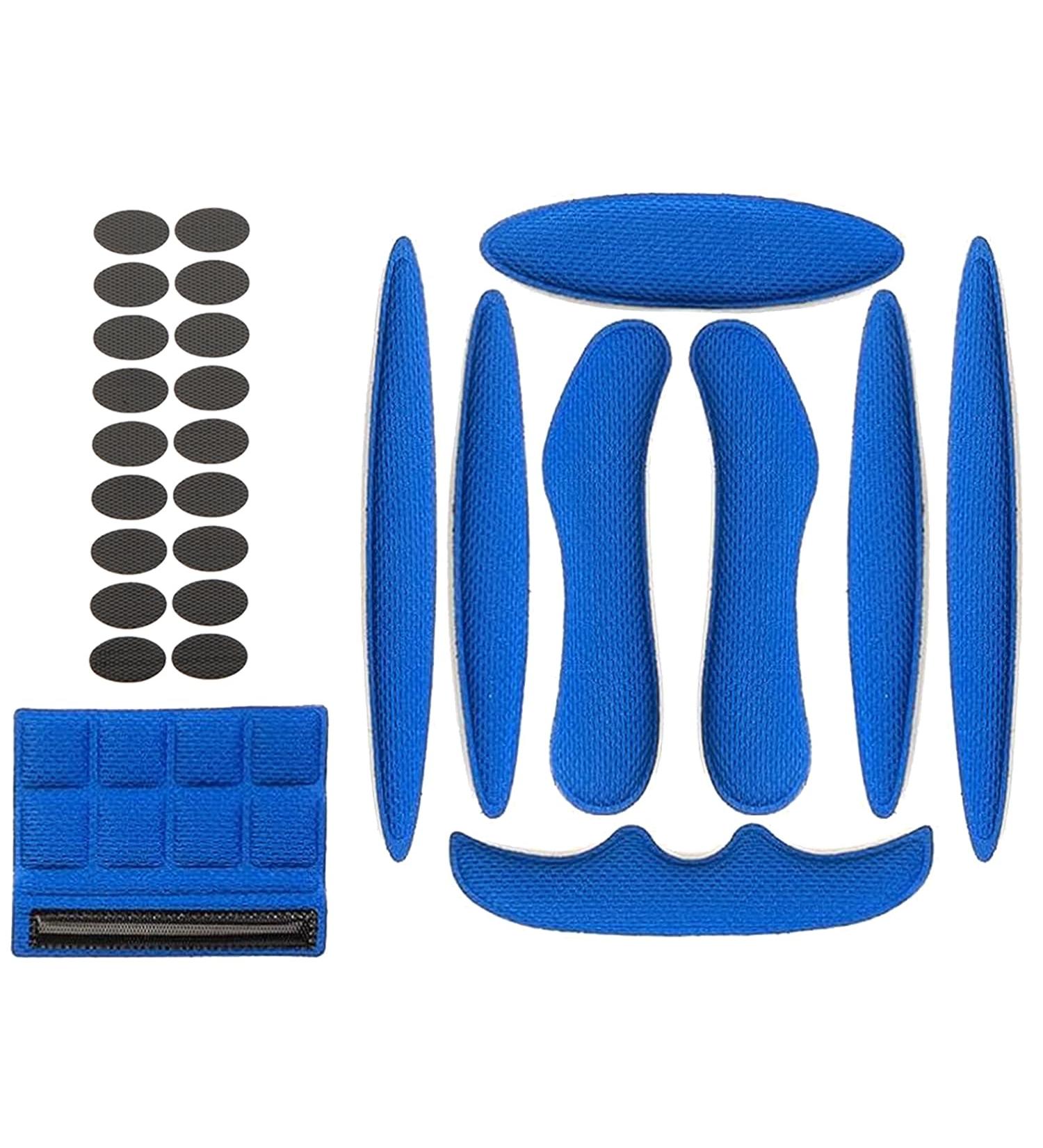 YXHZVON Bicycle Helmet Pad - Universal Replacement Foam Sponge Velcro for Kids & Adults - Blue - Buy Online on GoSupps.com