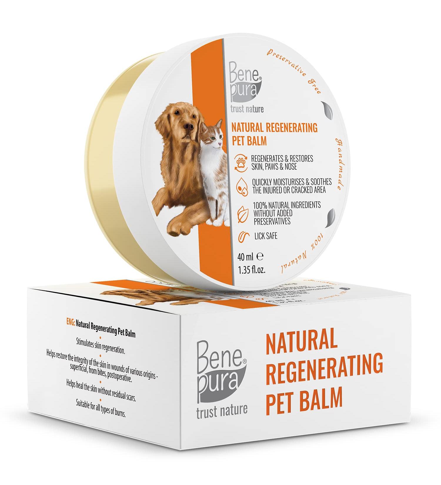 Benepura Pfotenbalsam 40 ml - Natural Paw Care for Dogs & Cats - Moisturizes Rough Cracked Paws and Noses - Wound Ointment & Paw Protection - Buy Online on GoSupps.com