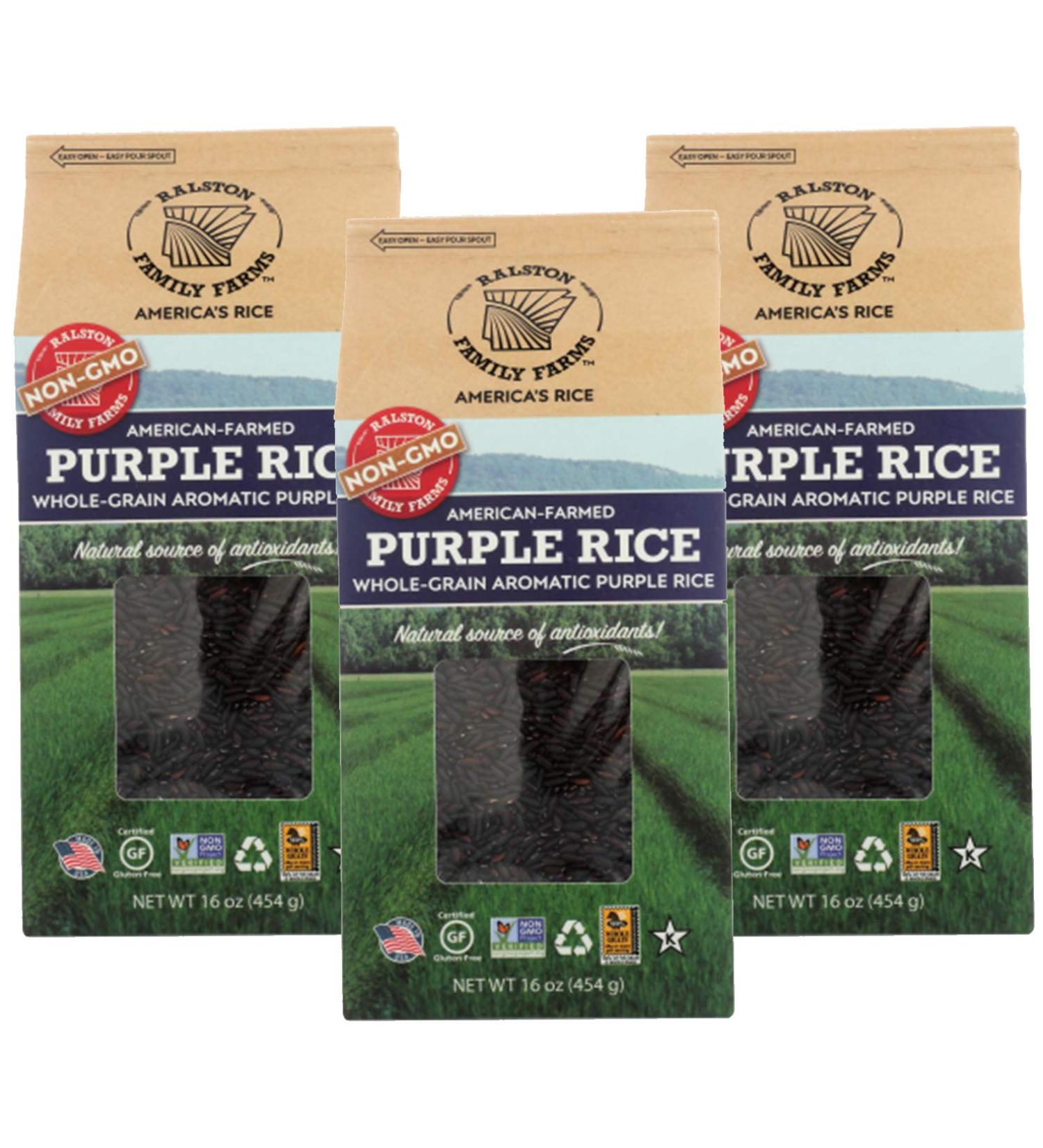 Ralston Family Farms Purple Rice 3 Pack