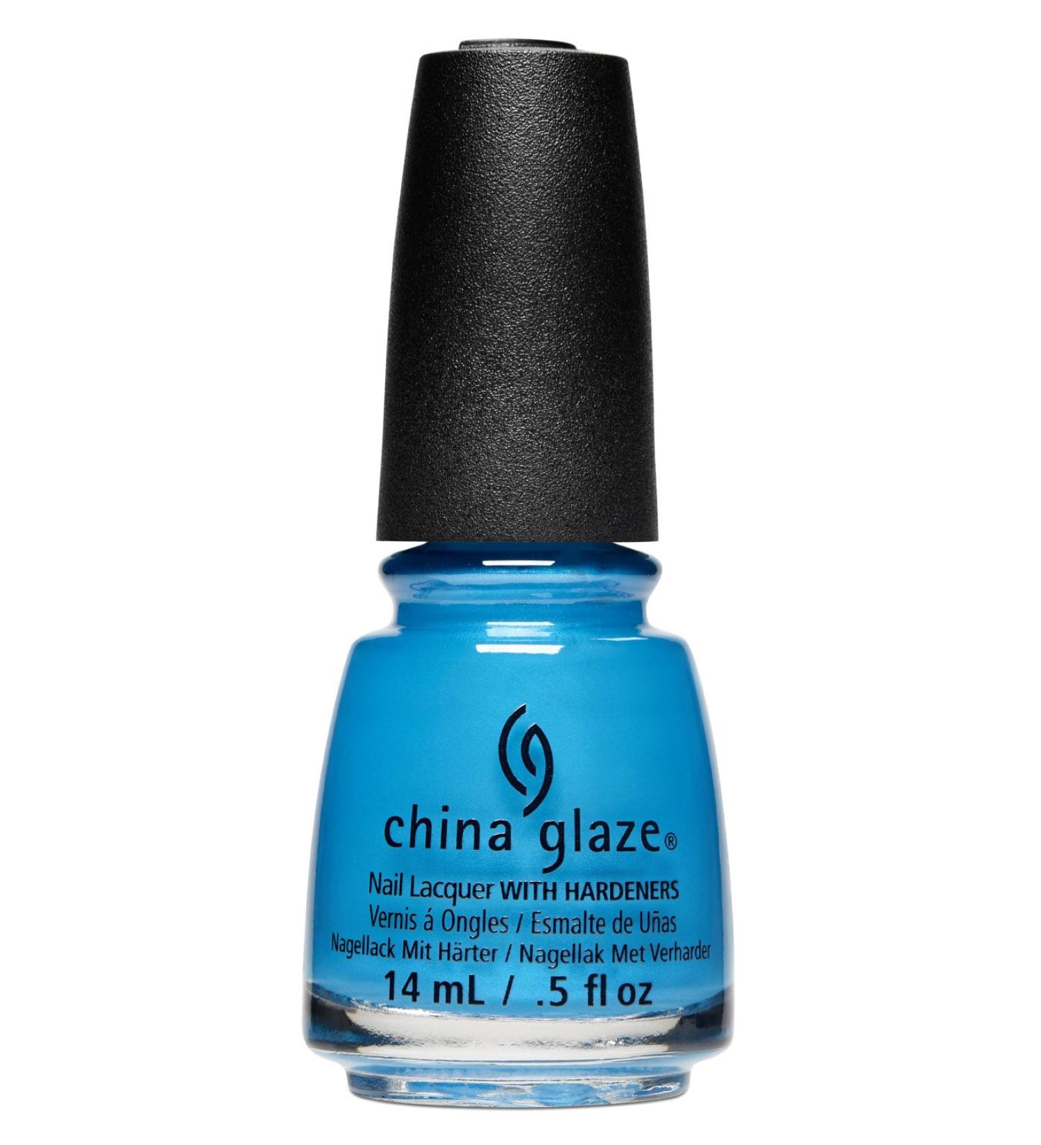 China Glaze Nail Lacquer with Hardeners 14 ml I Truly Azure You