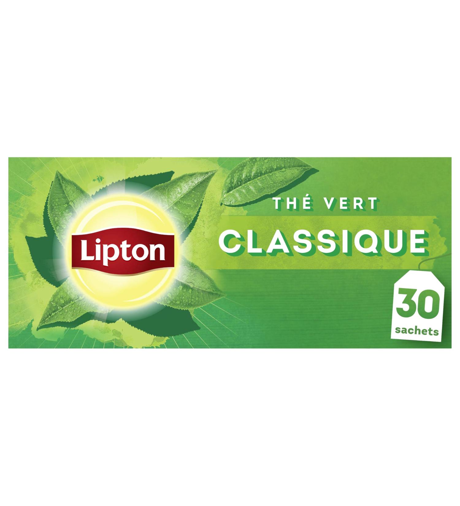  Lipton Lipton Green Tea Green Tea from Asia Cold or Hot Infusion Classic Taste Relaxation 100% Natural Origin Ingredients 30 sachets - Buy Online on GoSupps.com