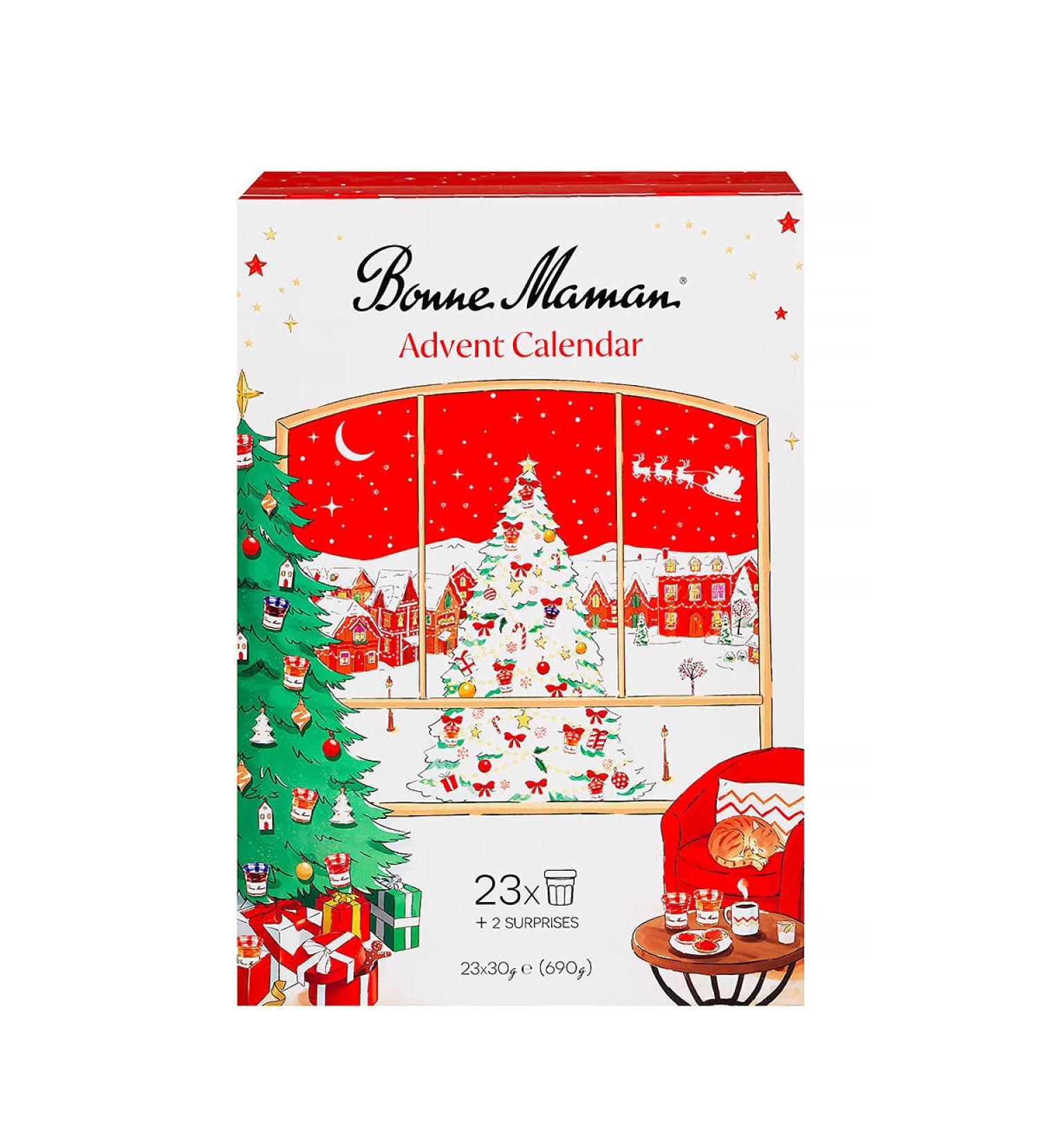 Bonne Maman 2021 Advent Calendar: Assorted Mini Fruit Jams & Spreads - 23 x 30g - Buy Online on GoSupps.com