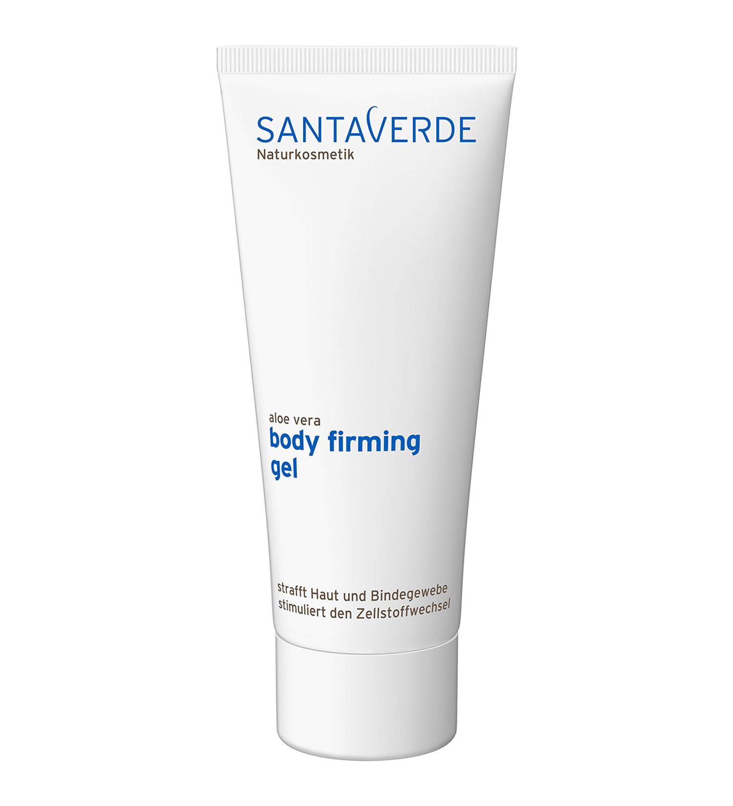 Santaverde Body Firming Gel - Hydrating & Refreshing 100% Vegan Aloe Vera Gel for All Skin Types | Strengthens Collagen Support Tissue - 100ml - Buy Online on GoSupps.com