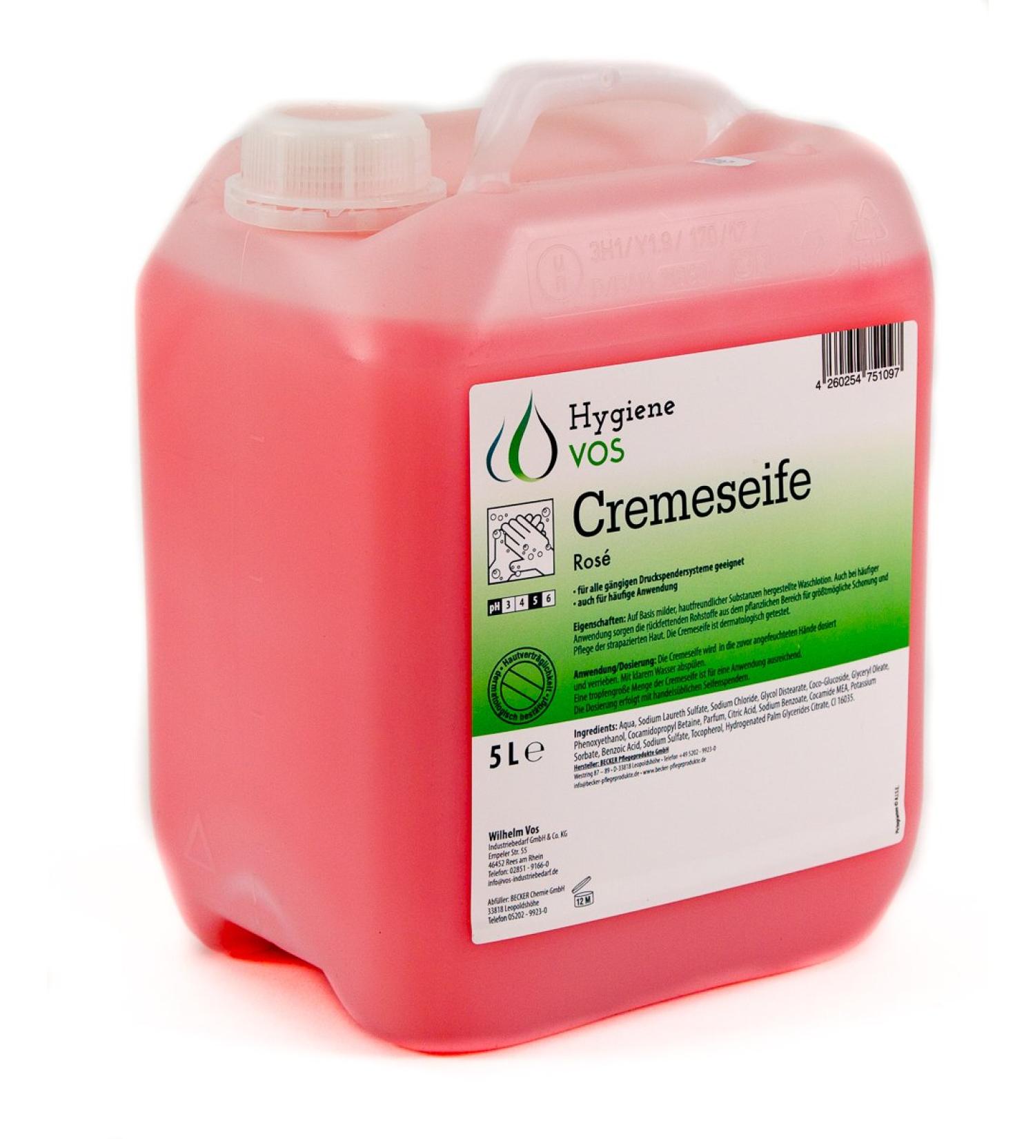 Hygiene VOS Liquid Hand Soap 5L pH Neutral Gentle Formula and Biodegradable Ingredients - Economical Hand Soap Liquid Hand S - Buy Online on GoSupps.com