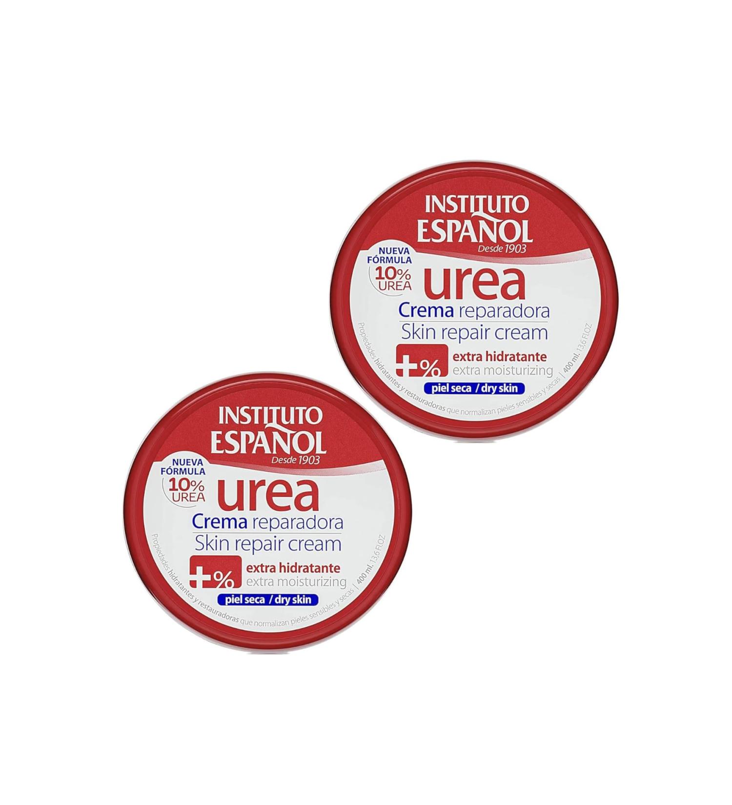 Instituto Espanol Urea Advanced Repair Cream Urea Dry Skin Body Cream Face Cream Hand Cream Body Cream 2x400ml - Buy Online on GoSupps.com