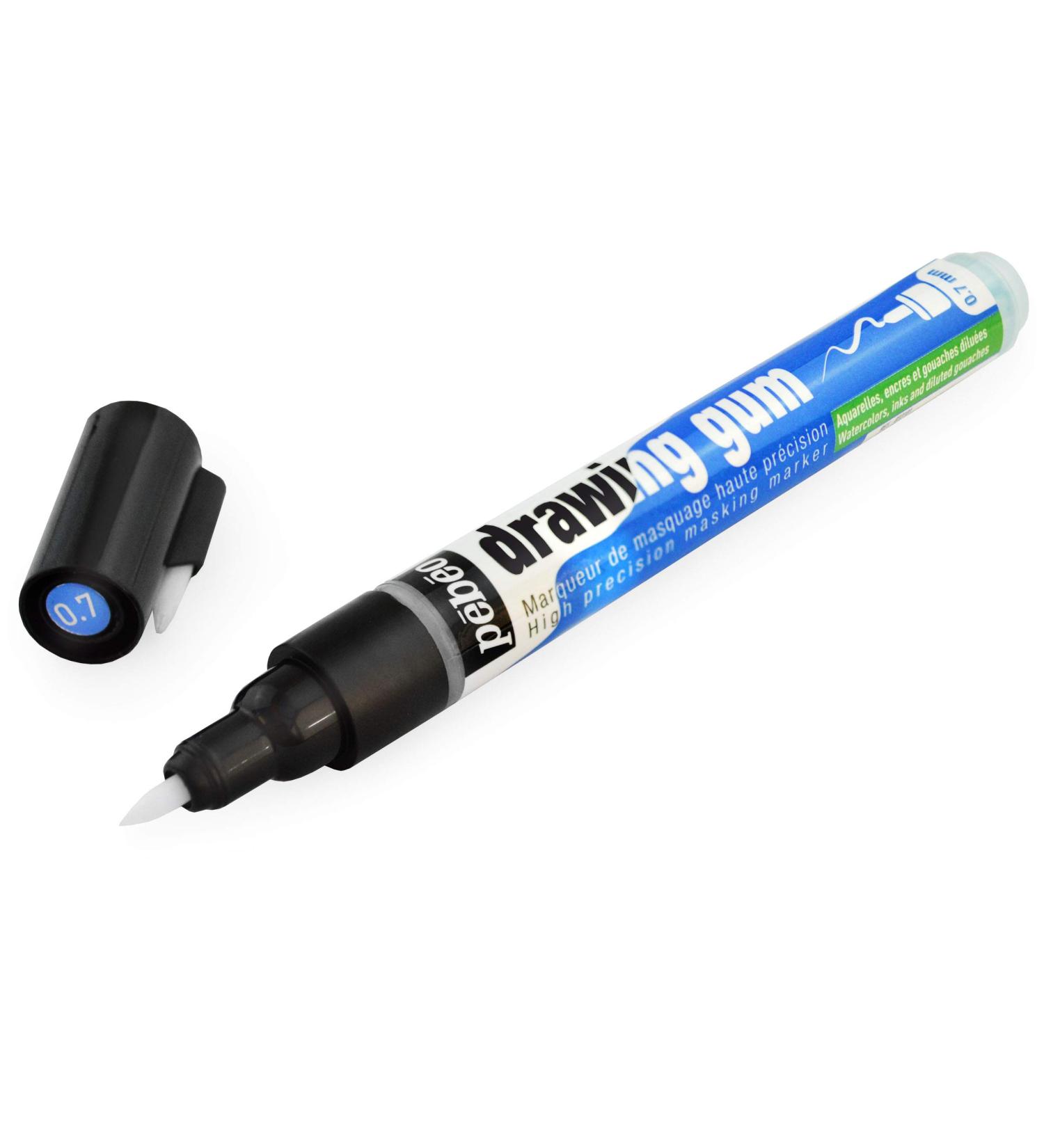 Pebeo Drawing Gum Pen 0.7mm Nib with Replacement - Single Pen for Precision Craftsmanship - Buy Online on GoSupps.com