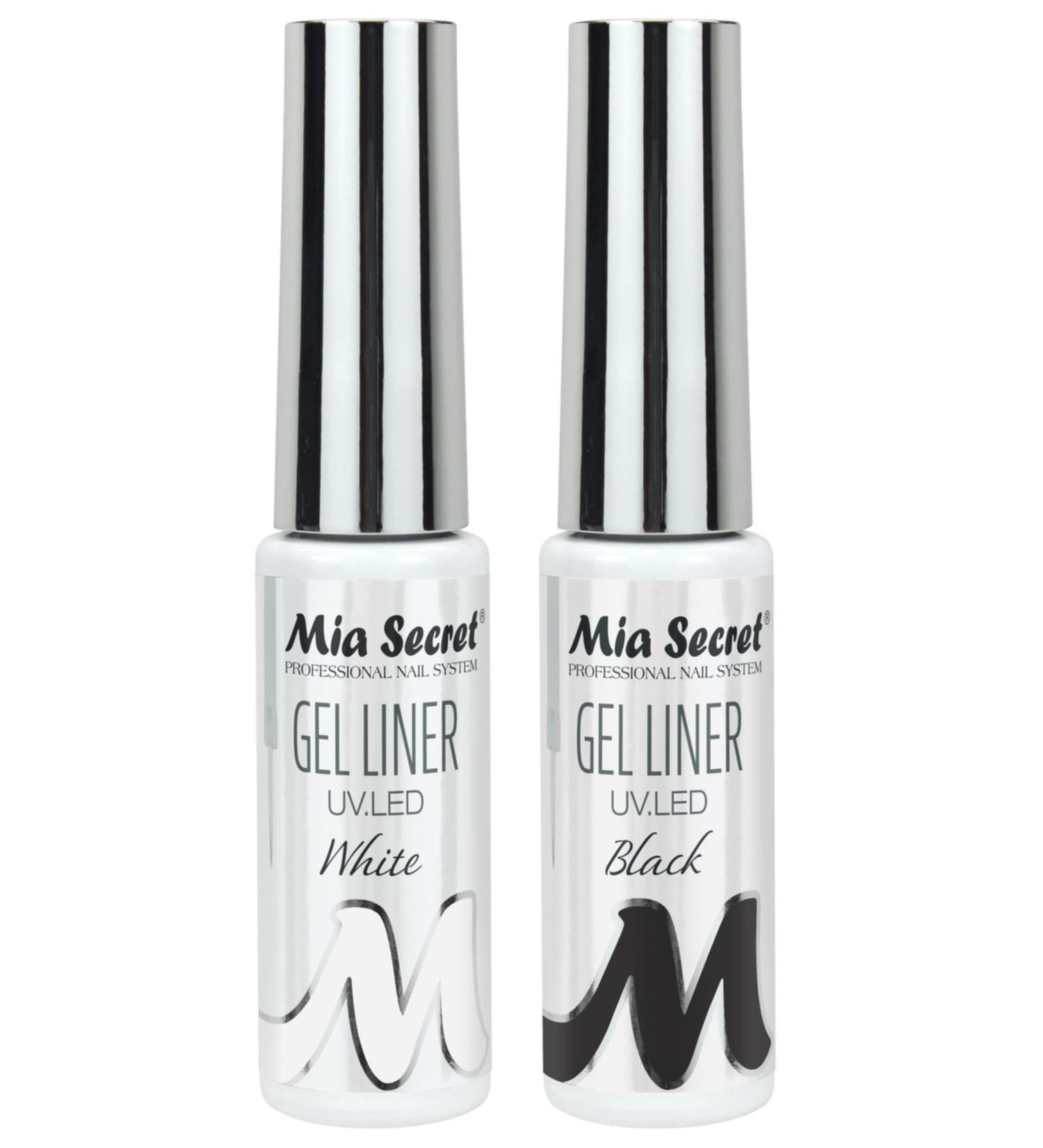 Mia Secret Gel Liner UV LED - Made in USA (White + Black) - Buy Online on GoSupps.com