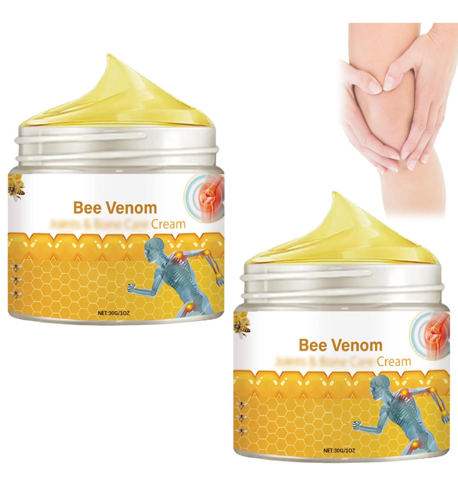 OSFRIAGE Bee Venom Joint Gel Bee Venom Cream Bee Venom Joint and Bone Cream for Back Knee Hands Neck Feet -30ML (2PCS) - Buy Online on GoSupps.com