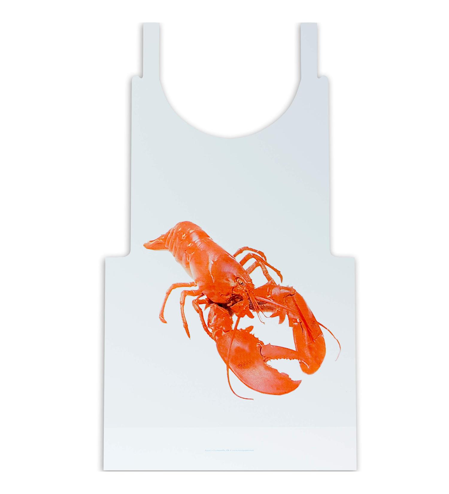 50-Pack Heavy Duty Lobster Bibs - Large Disposable Plastic Bibs for Adults - Ideal for Seafood Boils and Parties - Buy Online on GoSupps.com