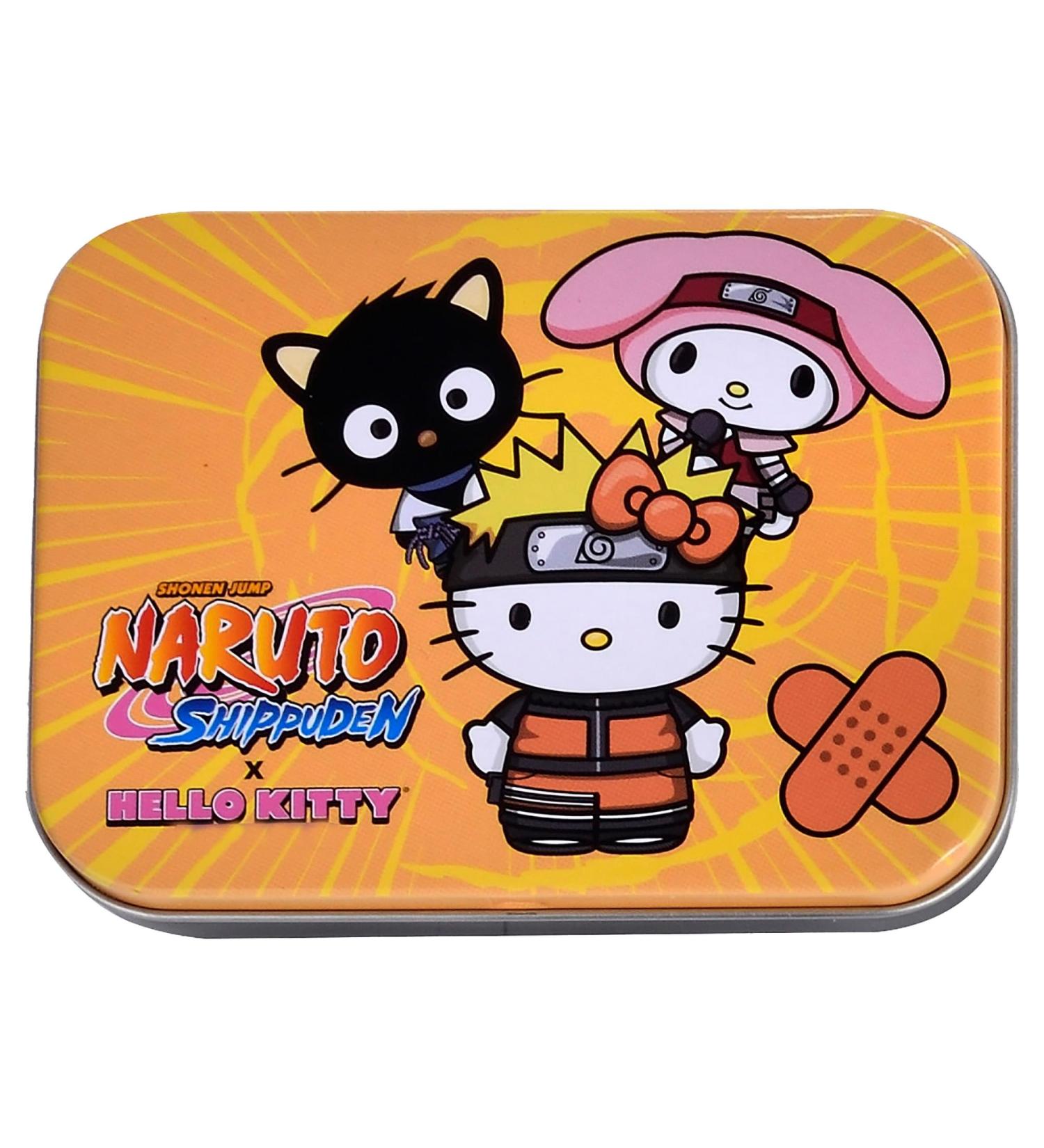 Naruto Children's Plaster Set - 4 Pieces in Metal Box | Licensed Design & Storage for Kids | Perfect for Backpacks & Handbags - Buy Online on GoSupps.com